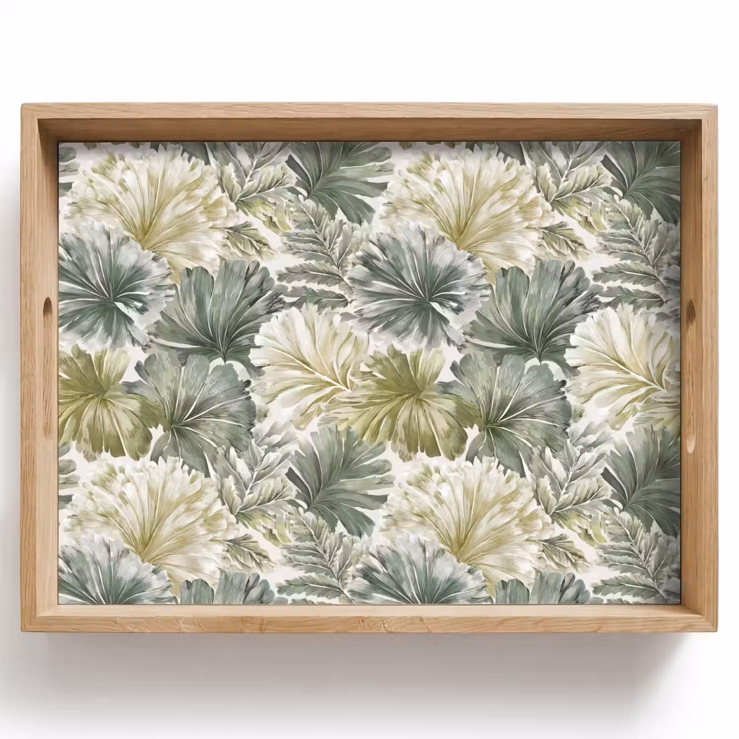 Bladeren - Botanisch - Groen Dienblad Rechthoek middel 911 -z3d_shopping