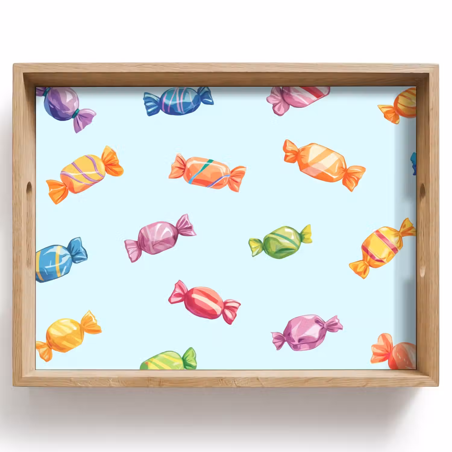 Blauw - Patroon - Snoep Dienblad Rechthoek middel -z3d_shopping
