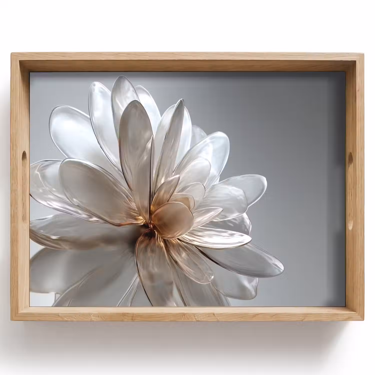 Bloem - Wit - Neutraal Dienblad Rechthoek middel -z3d_shopping