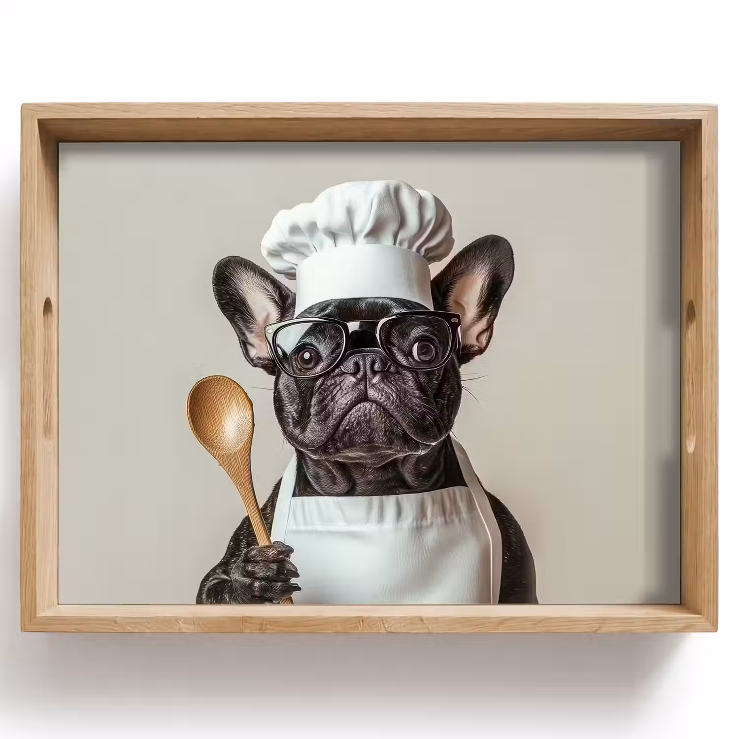 Bril - Hond - Kok Dienblad Rechthoek middel -z3d_shopping