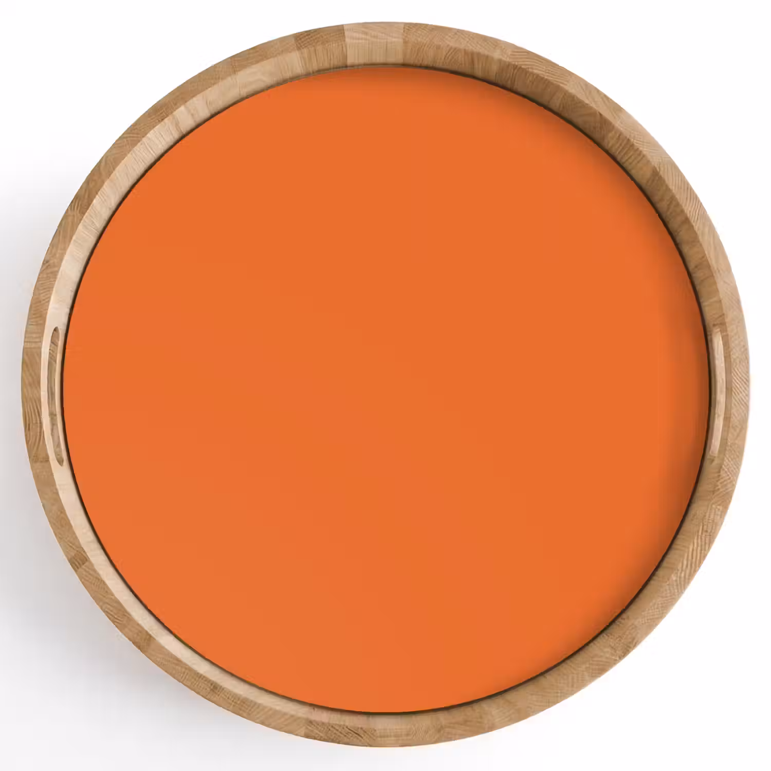 Burnt - Sienna - Oranje Dienblad Rond middel 914 -z3d_shopping