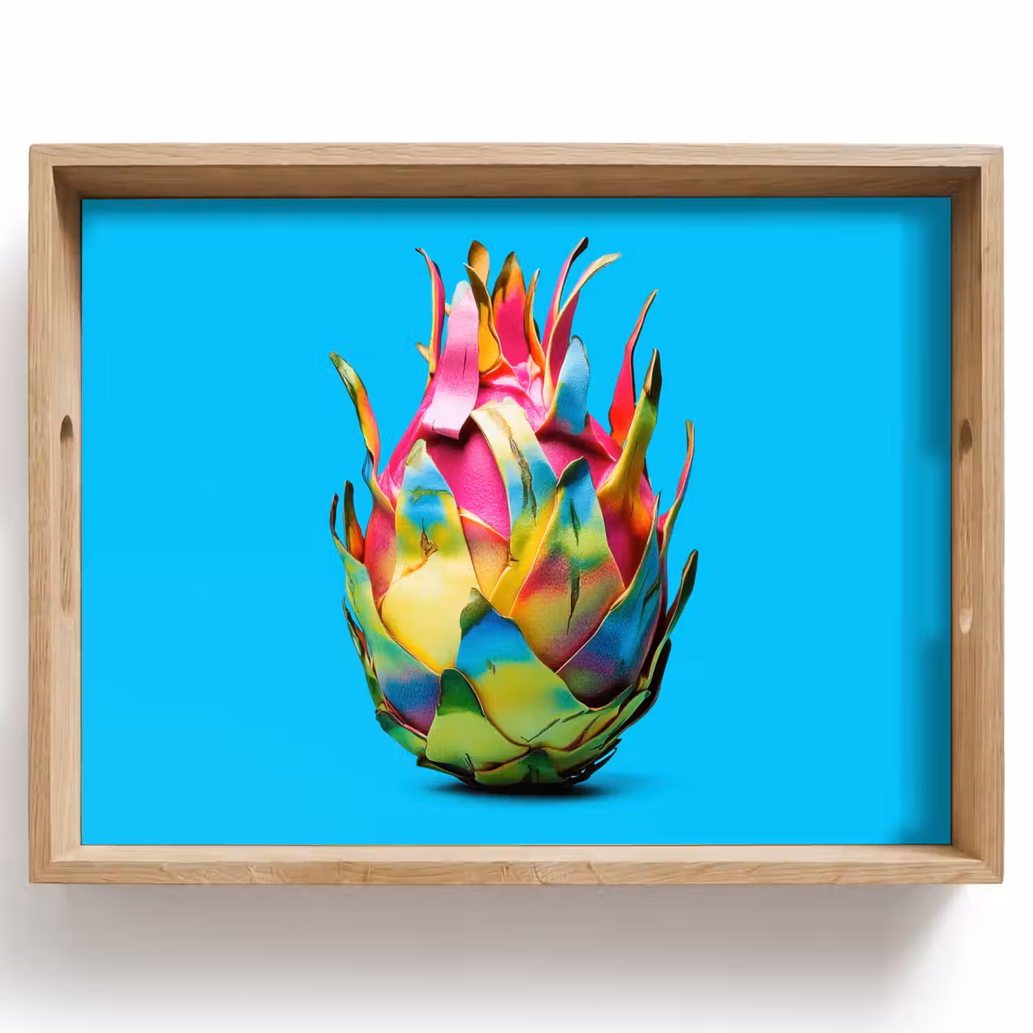 Drakenfruit - Blauw - Levendig Dienblad Rechthoek middel -z3d_shopping