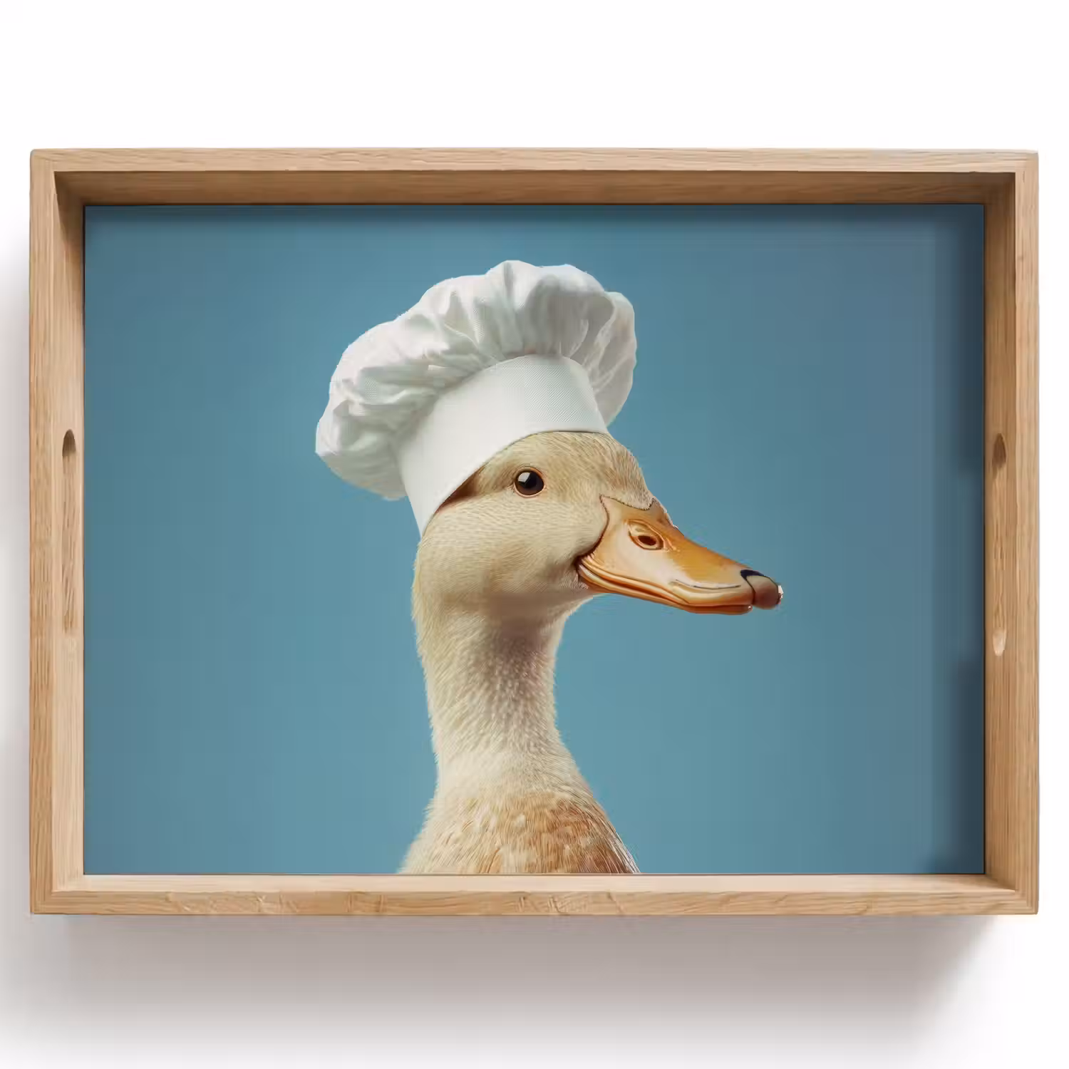 Eend - Koksmuts - Cute - Vogel Dienblad Rechthoek middel -z3d_shopping