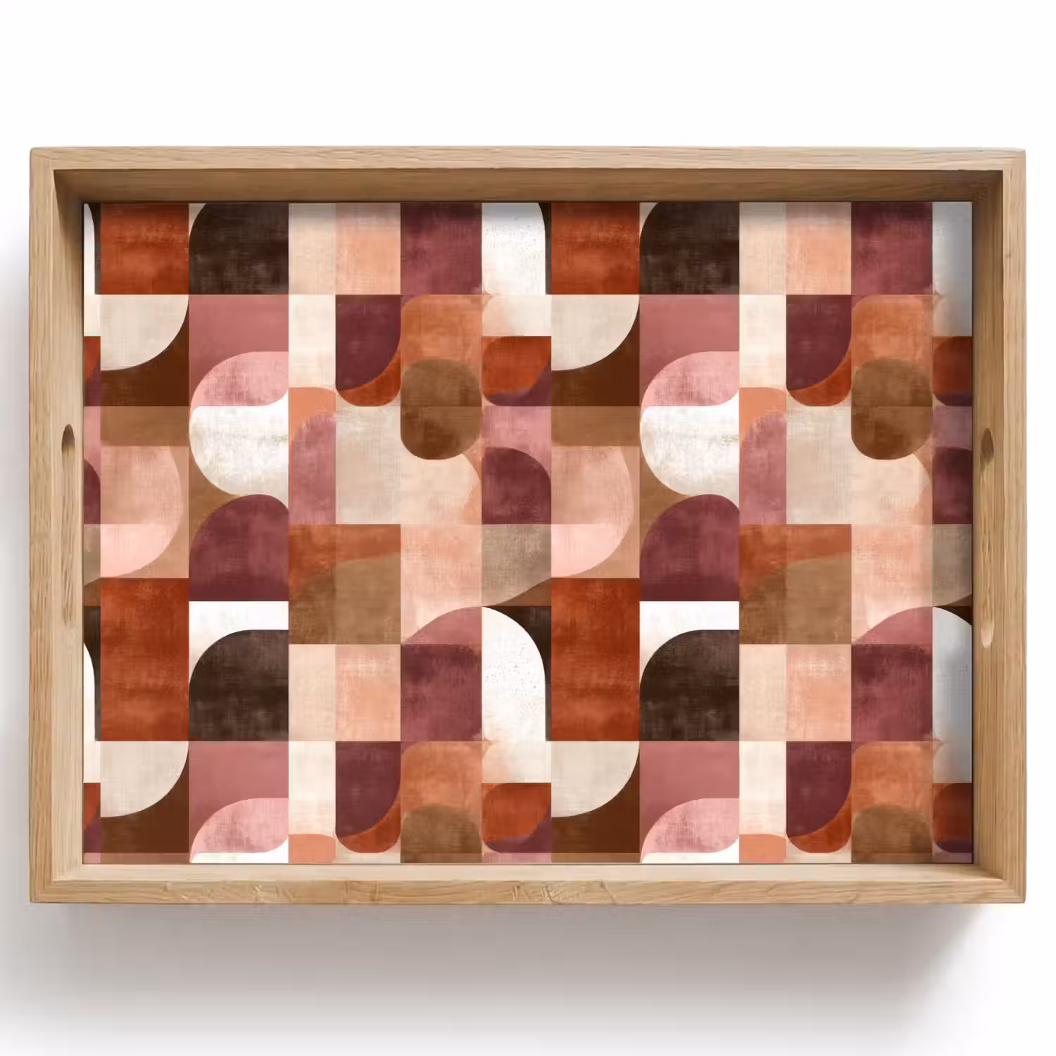 Geometrie - Modern - Retro Dienblad Rechthoek middel 911 -z3d_shopping
