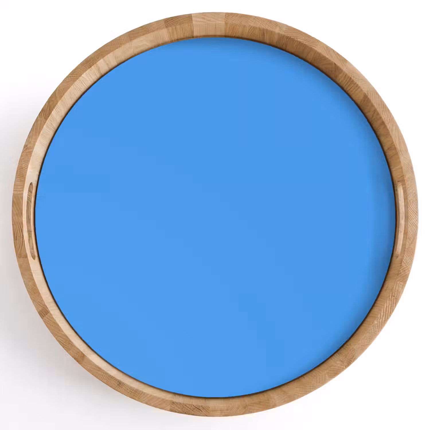 Bright - Azure - Blauw Dienblad Rond middel 914 -z3d_shopping
