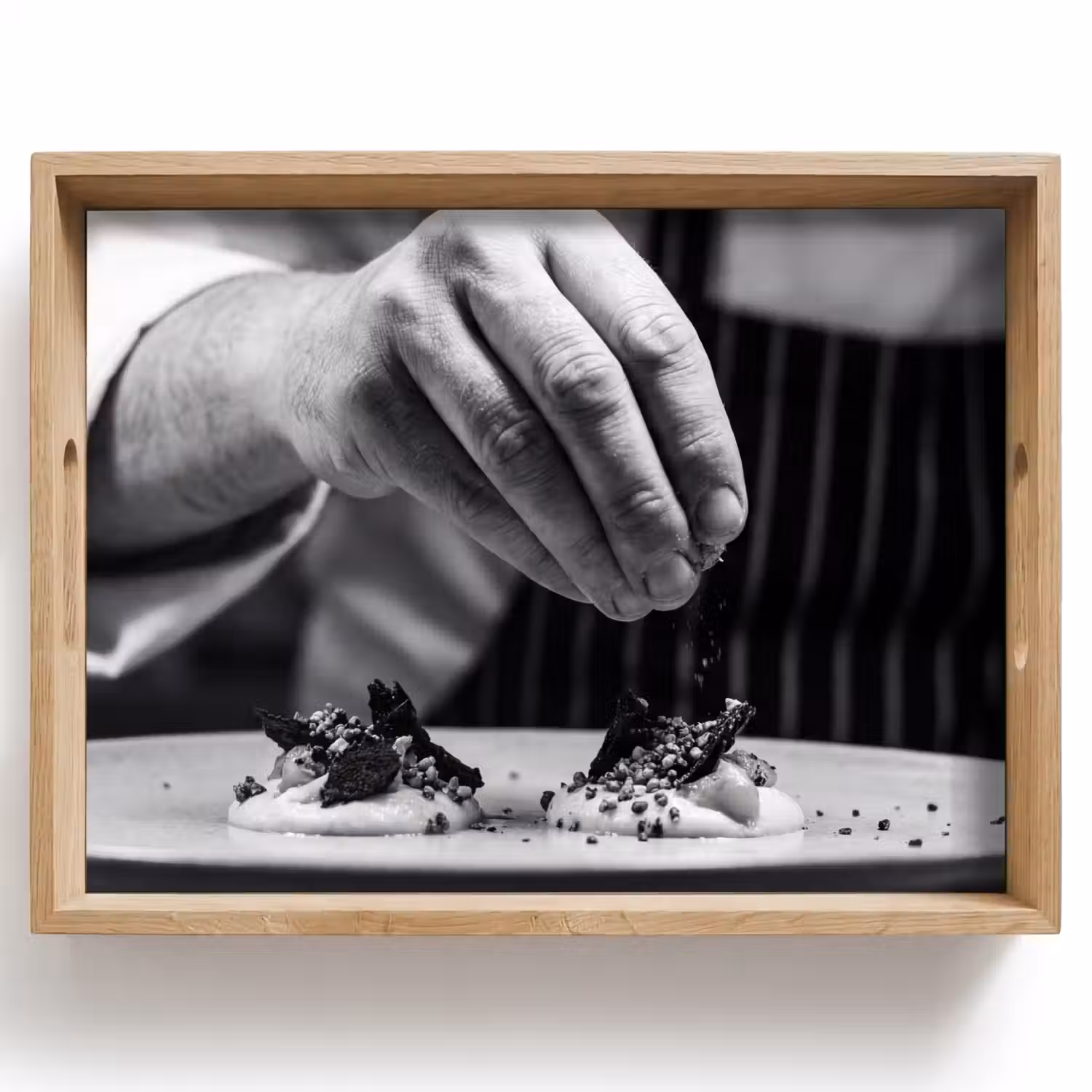 Chef - Garnering - Gerecht Dienblad Rechthoek middel -z3d_shopping