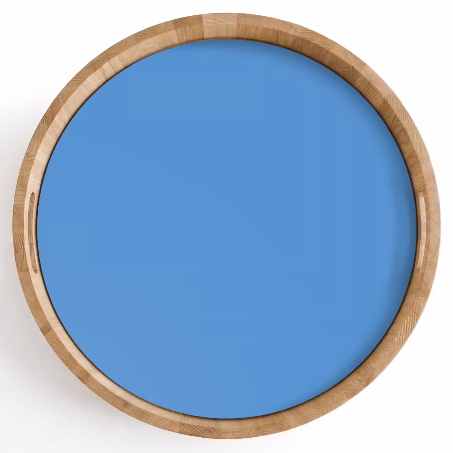 Cornflower - Blue - Blauw Dienblad Rond middel 914 -z3d_shopping