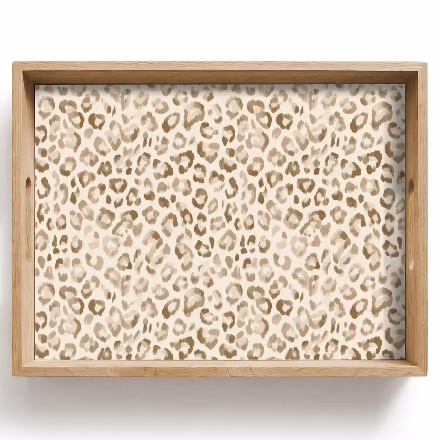 Luipaard - Klassiek - Beige Dienblad Rechthoek middel 911 -z3d_shopping