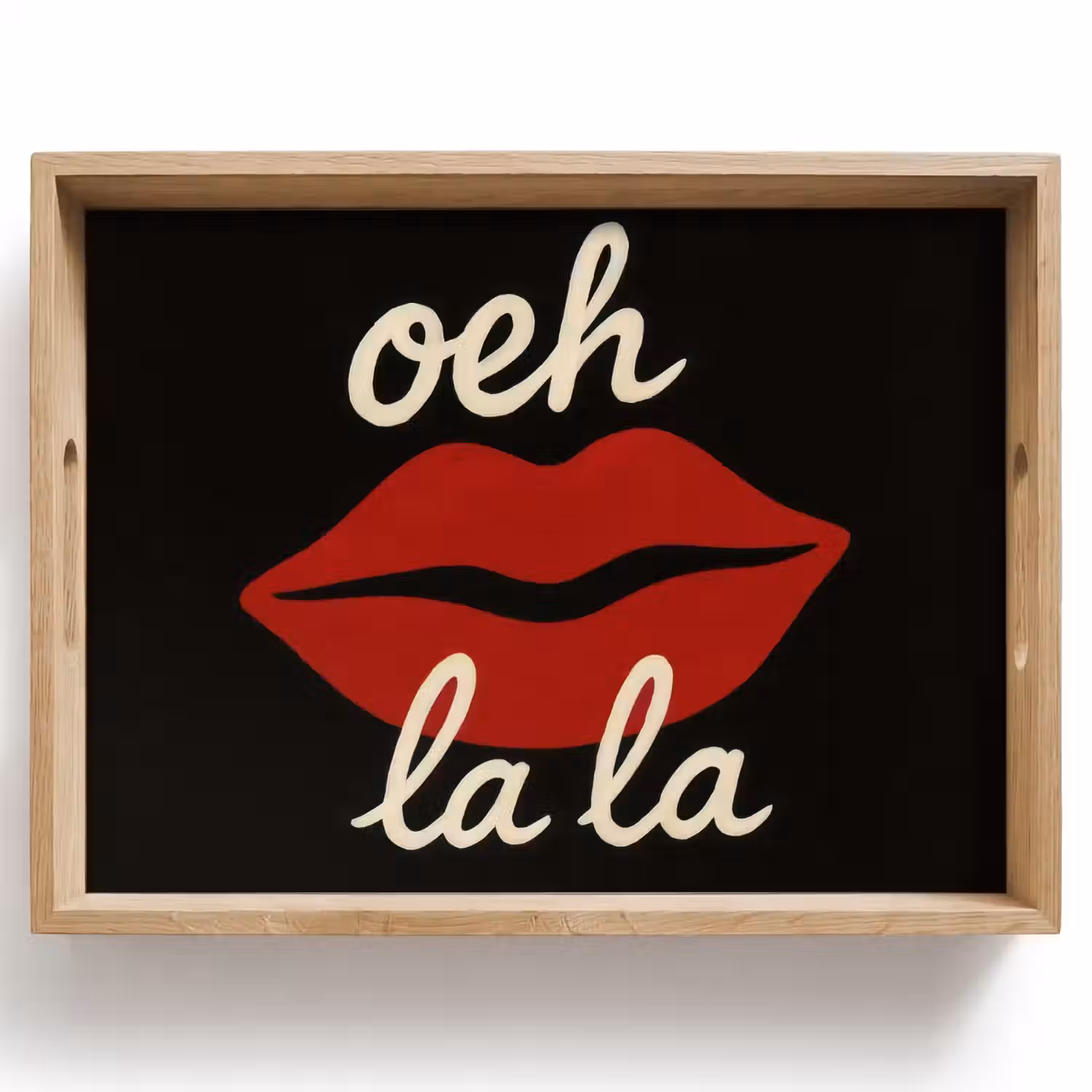 Lip - Rood - Quote Dienblad Rechthoek middel -z3d_shopping