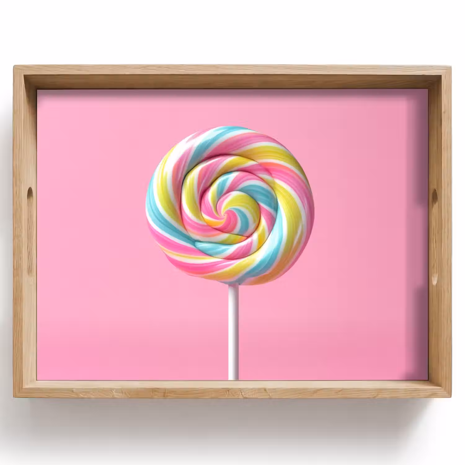 Lolly - Roze - Snoep - Zoet Dienblad Rechthoek middel -z3d_shopping