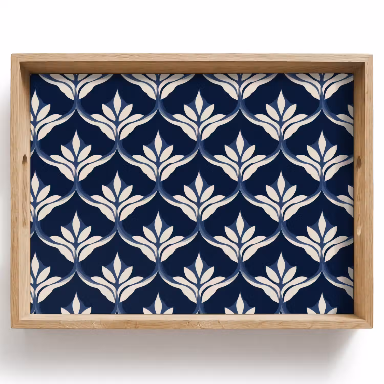 Modern - Ontwerp - Blauw Dienblad Rechthoek middel 911 -z3d_shopping