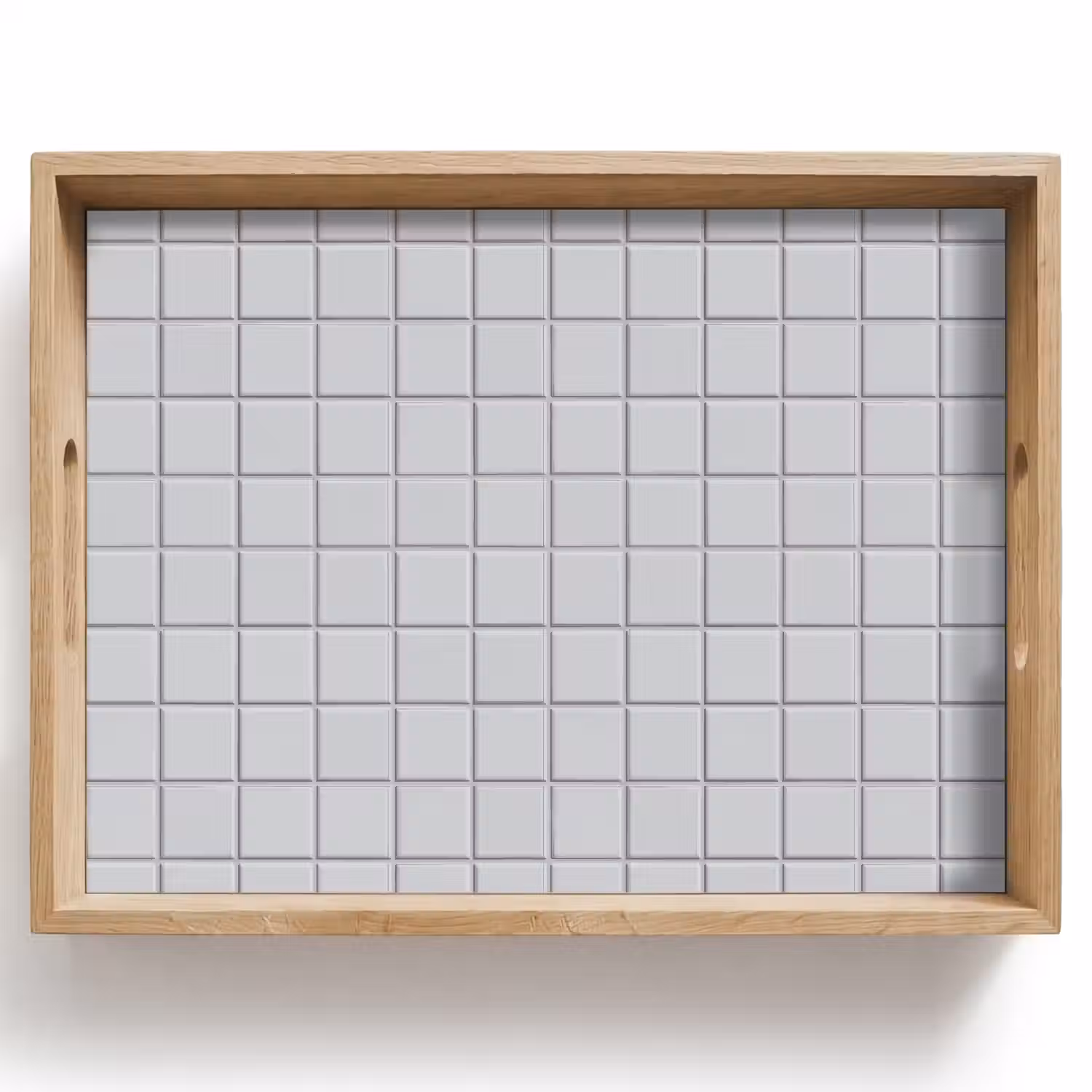 Patroon - Tegels - Licht - Grijs Dienblad Rechthoek middel 911 -z3d_shopping