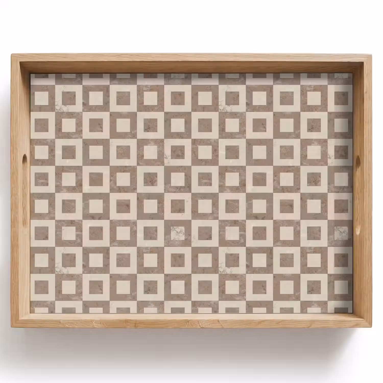 Patroon - Marmer - Beige Dienblad Rechthoek middel 911 -z3d_shopping