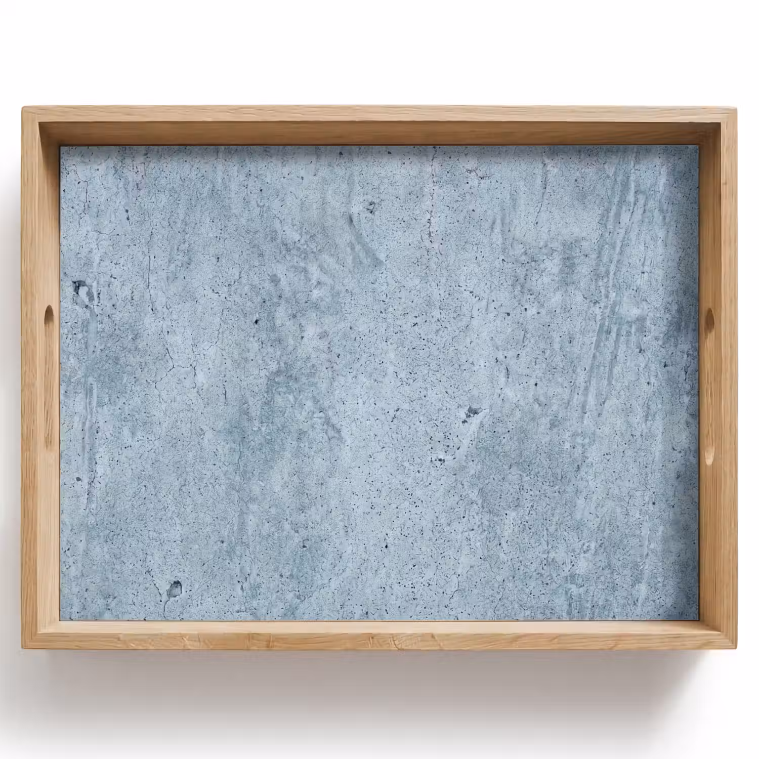 Oppervlak - Ruw - Abstract - Modern - Grijs Dienblad Rechthoek middel -z3d_shopping