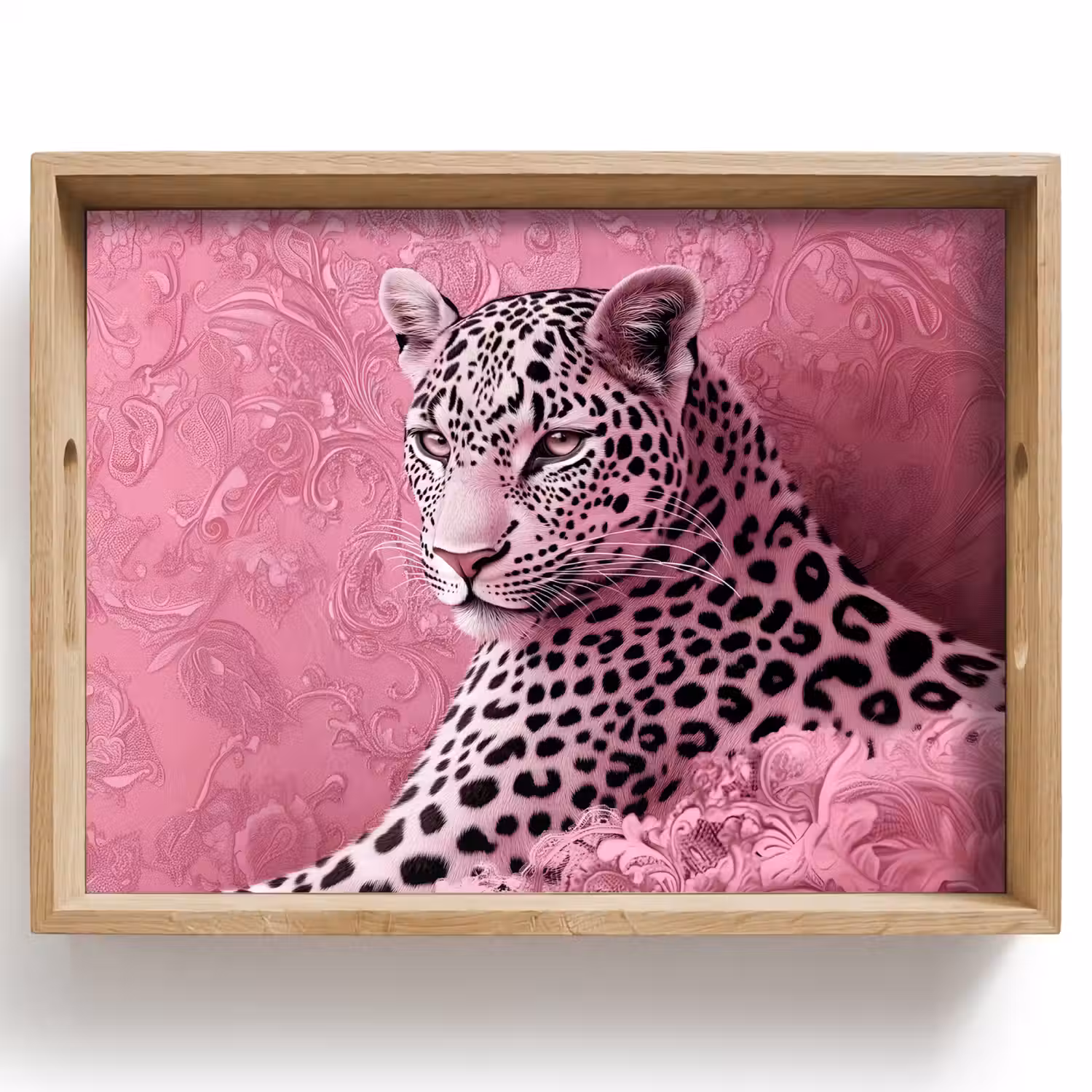Panter - Luxe - Roze Dienblad Rechthoek middel -z3d_shopping