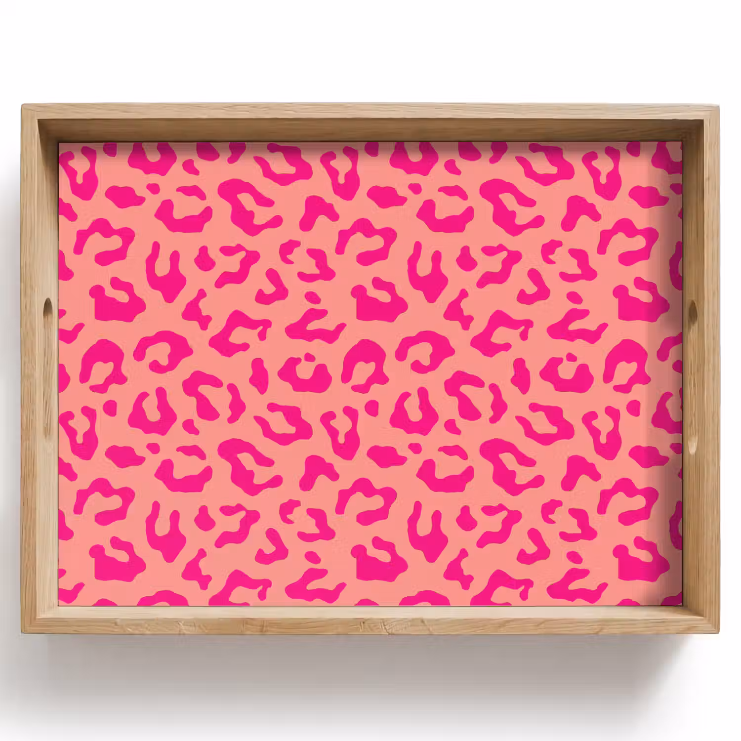 Panterprint - Roze - Dierenprint - Minimalistisch Dienblad Rechthoek middel -z3d_shopping