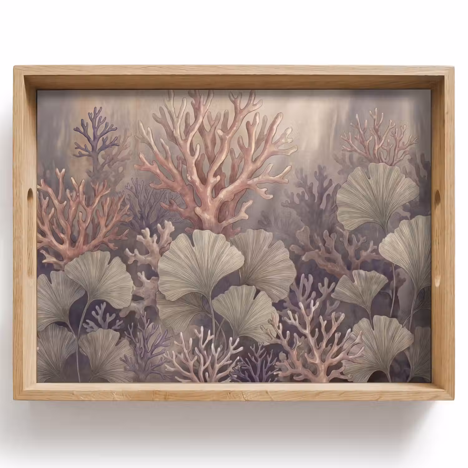 Plant - Bladeren - Zee - Illustratie - Groen Dienblad Rechthoek middel -z3d_shopping