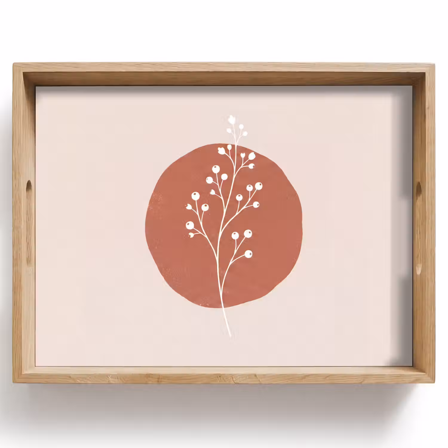 Plant - Tak - Abstract - Modern - Wit Dienblad Rechthoek middel -z3d_shopping