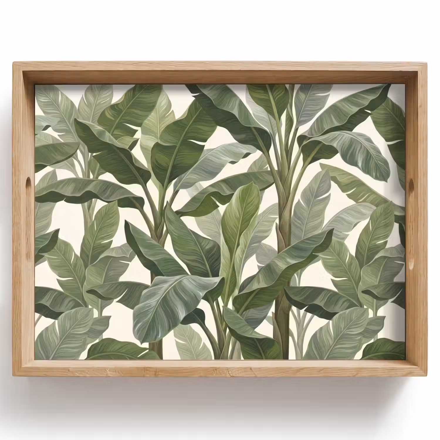 Planten - Bladeren - Tropisch - Groen Dienblad Rechthoek middel -z3d_shopping