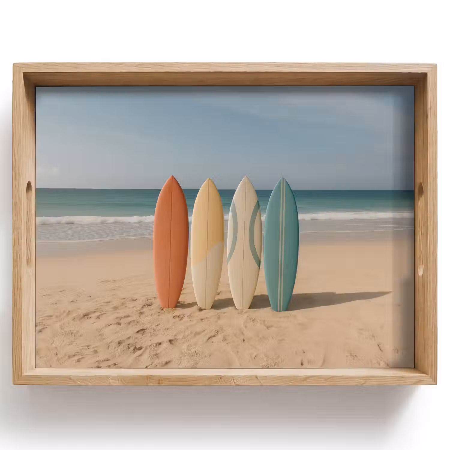 Strand - Surfbord - Pastel Dienblad Rechthoek middel -z3d_shopping