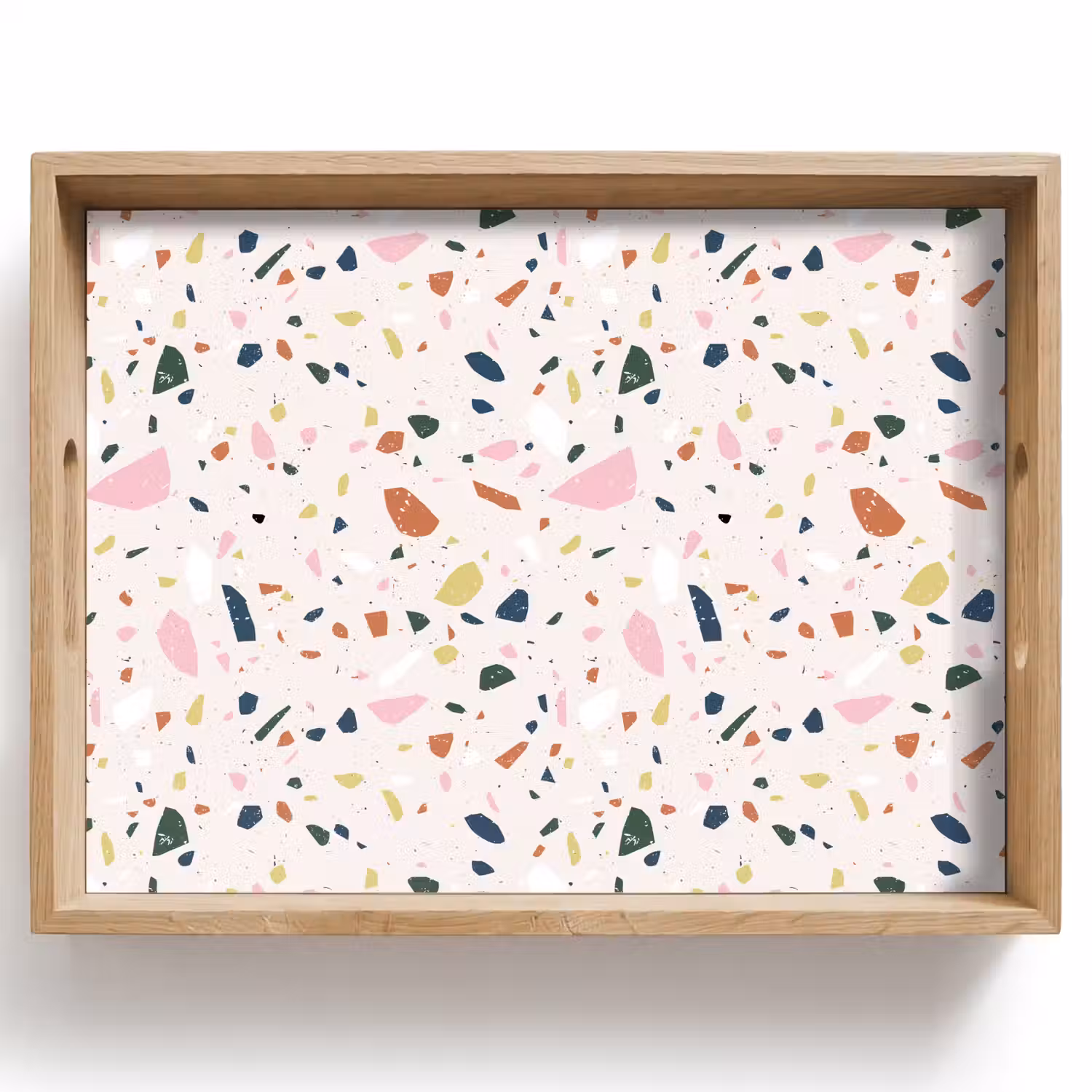 Terrazzo - Patroon - Kleurrijk Dienblad Rechthoek middel 911 -z3d_shopping