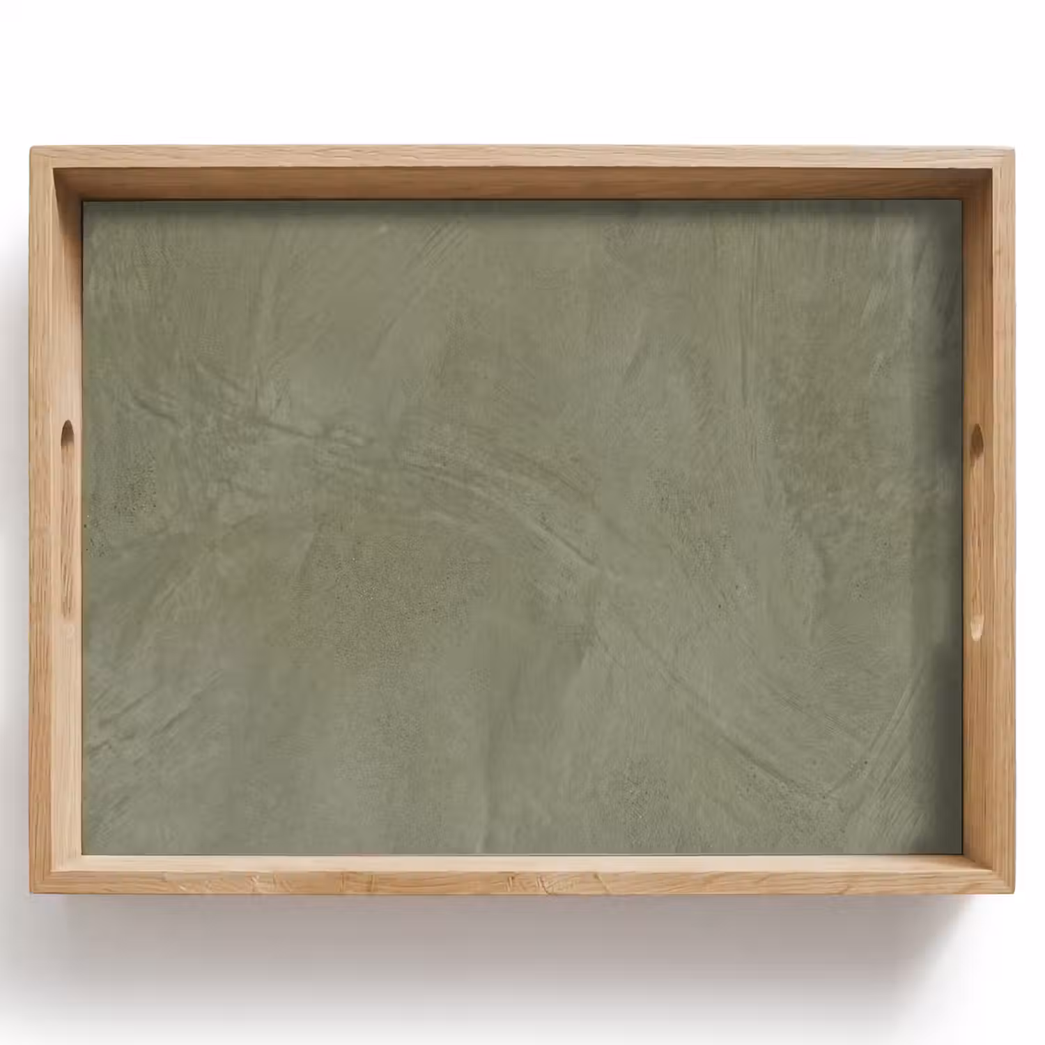 Textuur - Betonlook - Achtergrond - Modern - Groen Dienblad Rechthoek middel -z3d_shopping