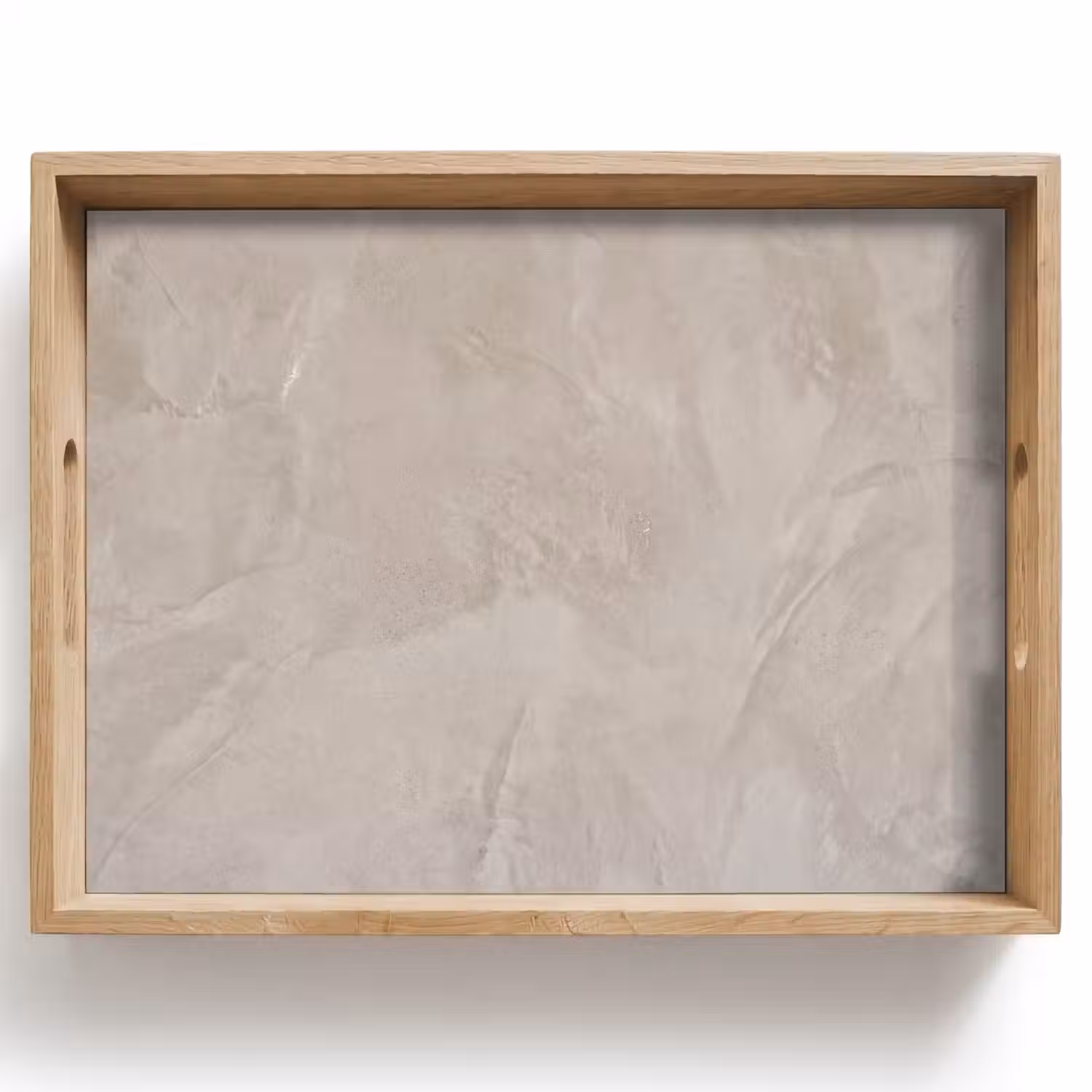 Textuur - Wand - Modern - Beige - Abstract Dienblad Rechthoek middel -z3d_shopping