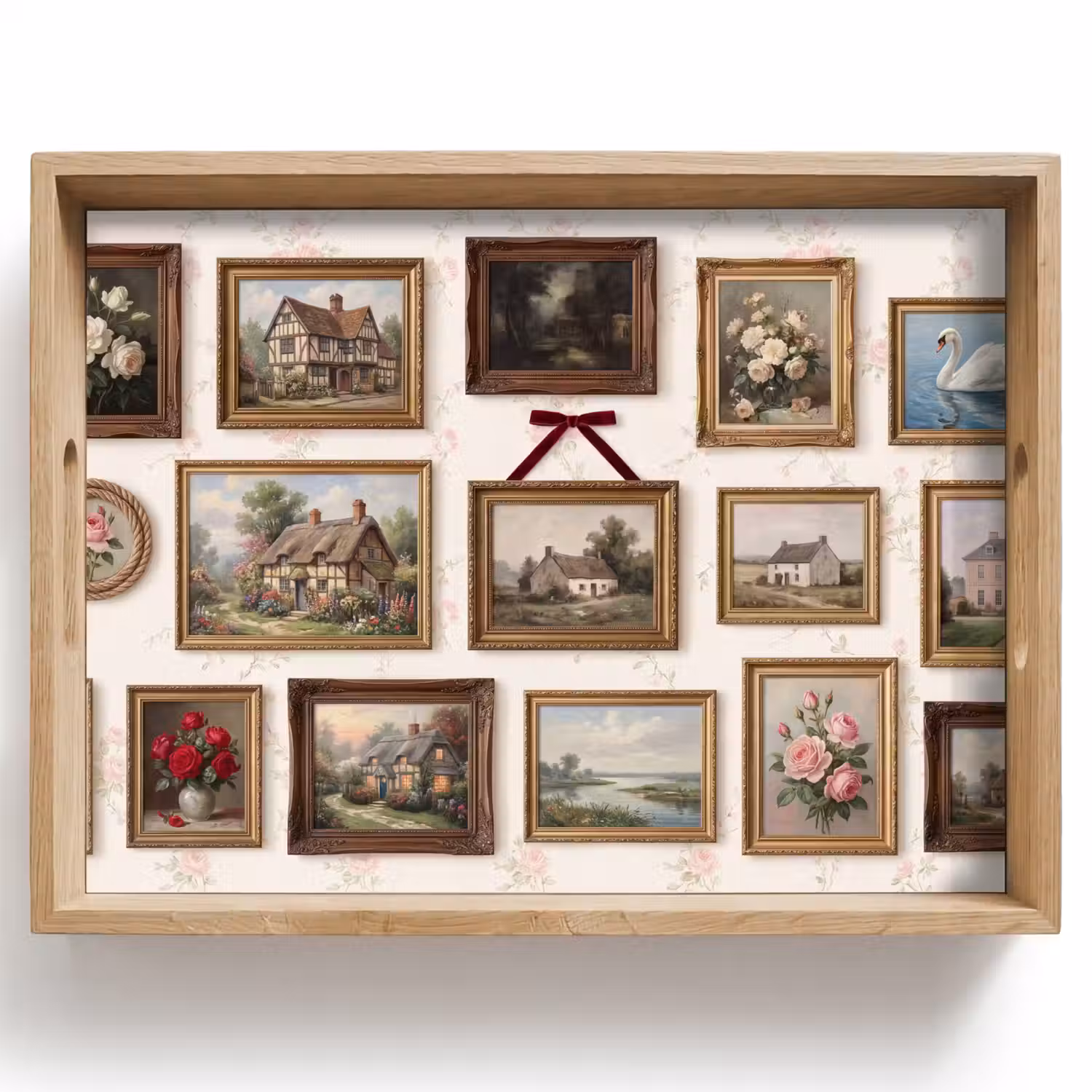 Dier - Kat - Portret - Klassiek Dienblad Rechthoek middel -z3d_shopping