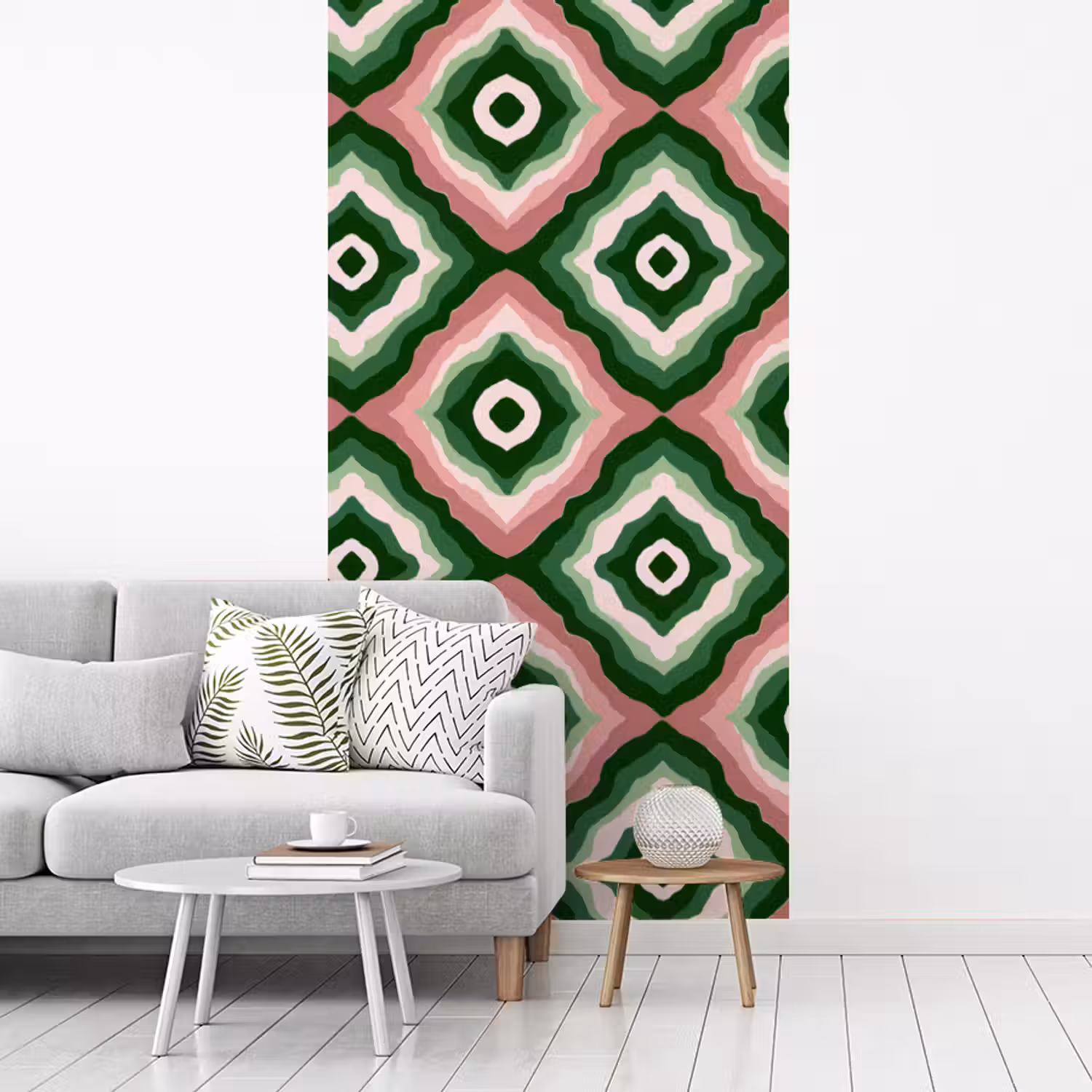 Ontwerp - Organisch - Kleurrijk fotobehang vinyl groot 64 -woonkamer