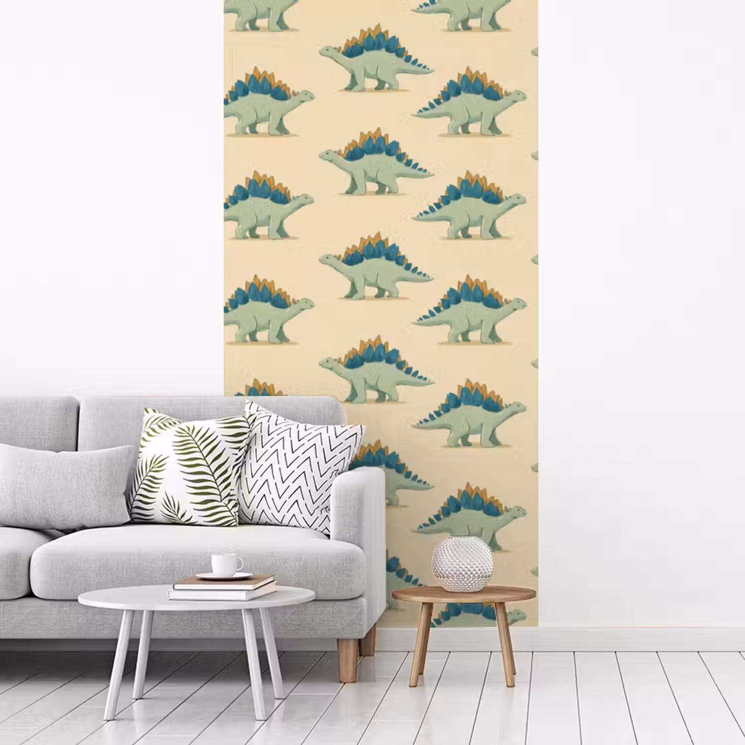 Dino - Patroon - Groen fotobehang vinyl groot 64 -woonkamer