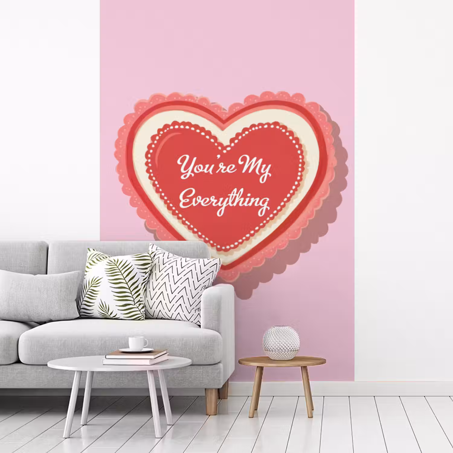 Liefde - Hart - Valentijn fotobehang vinyl groot -woonkamer