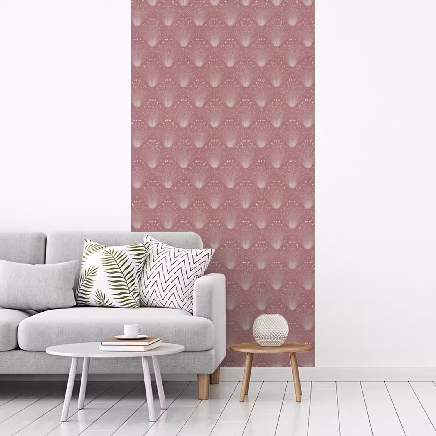 Trendy - Patroon - Roze fotobehang vinyl groot 64 -woonkamer