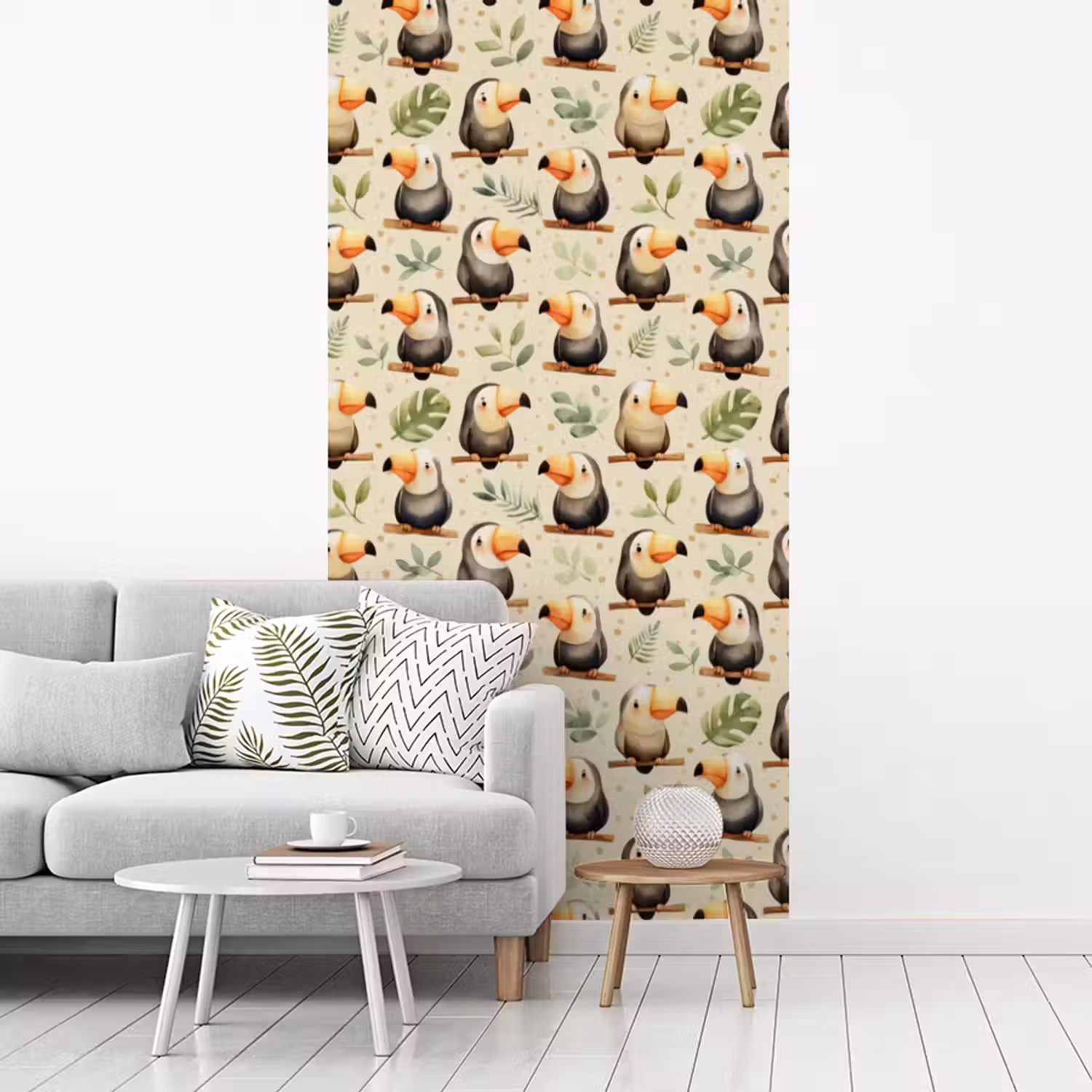 Toekans - Exotisch - Kleurrijk fotobehang vinyl groot 64 -woonkamer