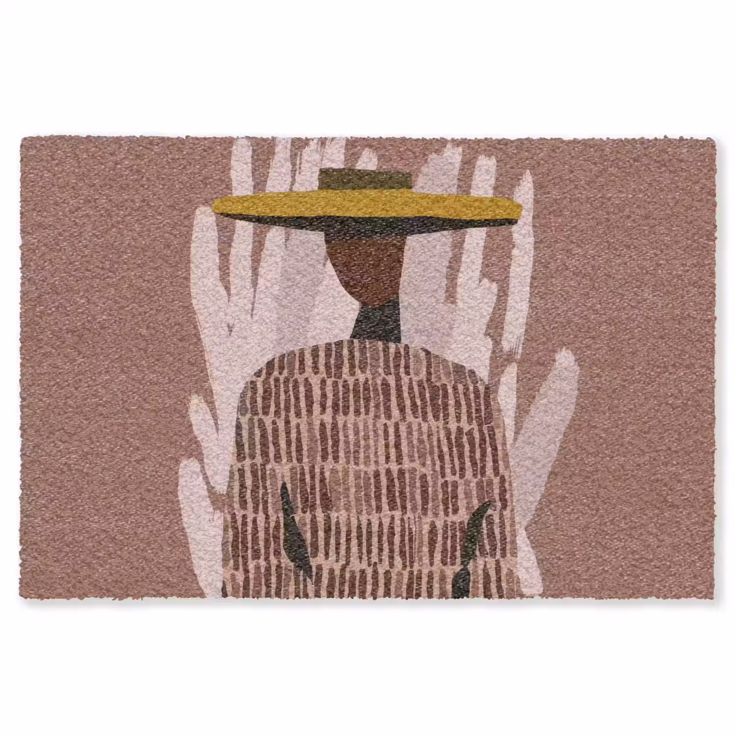 Abstract - Figuur - Illustratie - Hoed Vloerkleed Rechthoek klein -3d