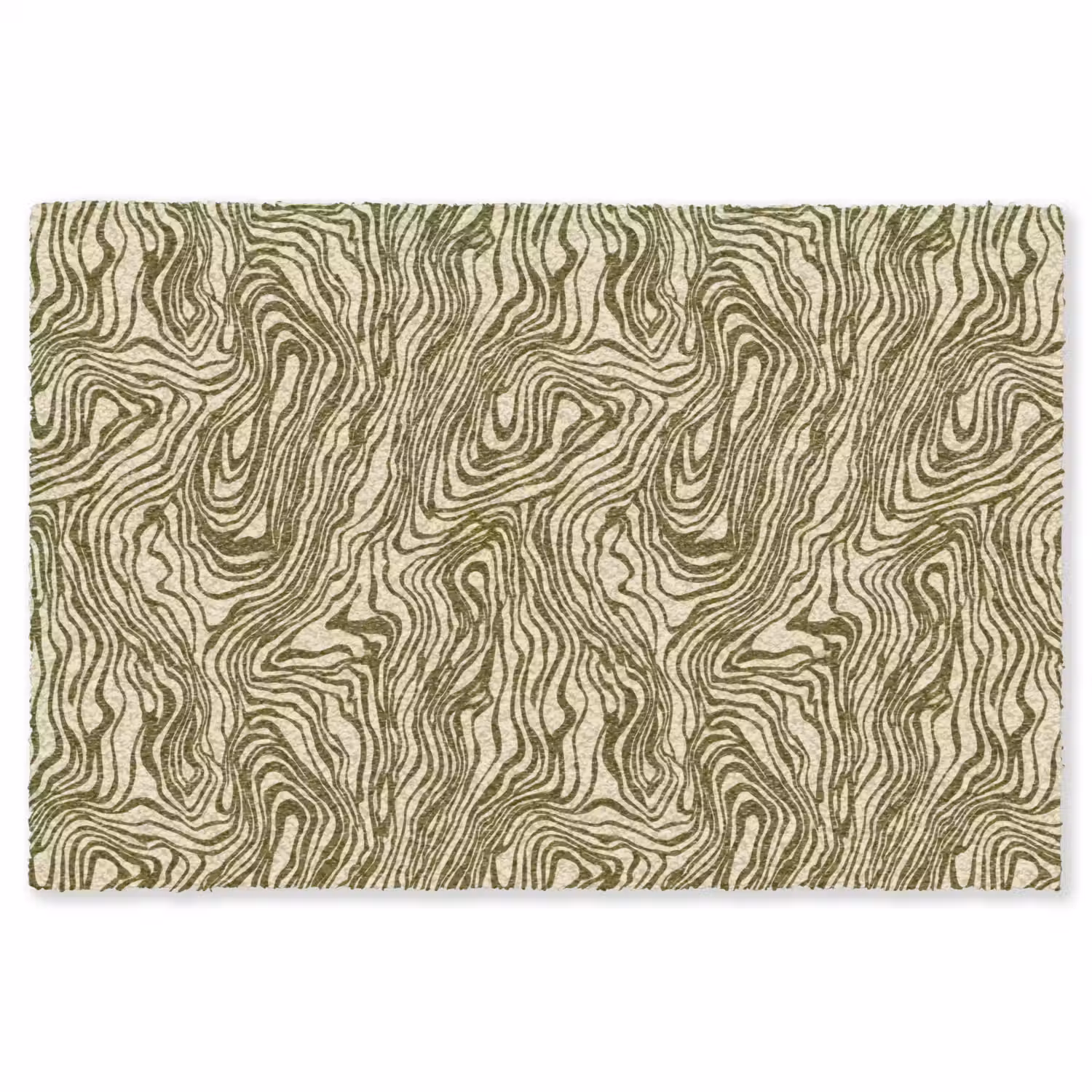 Abstract - Marmer - Groen Vloerkleed Rechthoek klein 1091 -3d