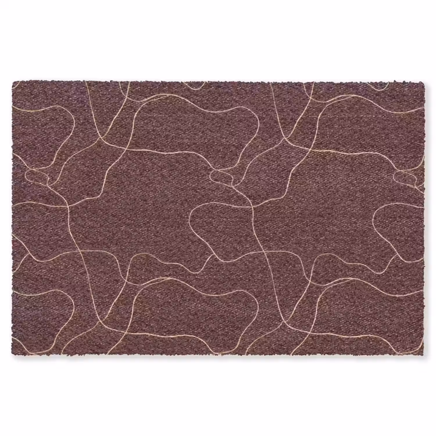 Abstract - Modern - Bruin Vloerkleed Rechthoek klein 1091 -3d