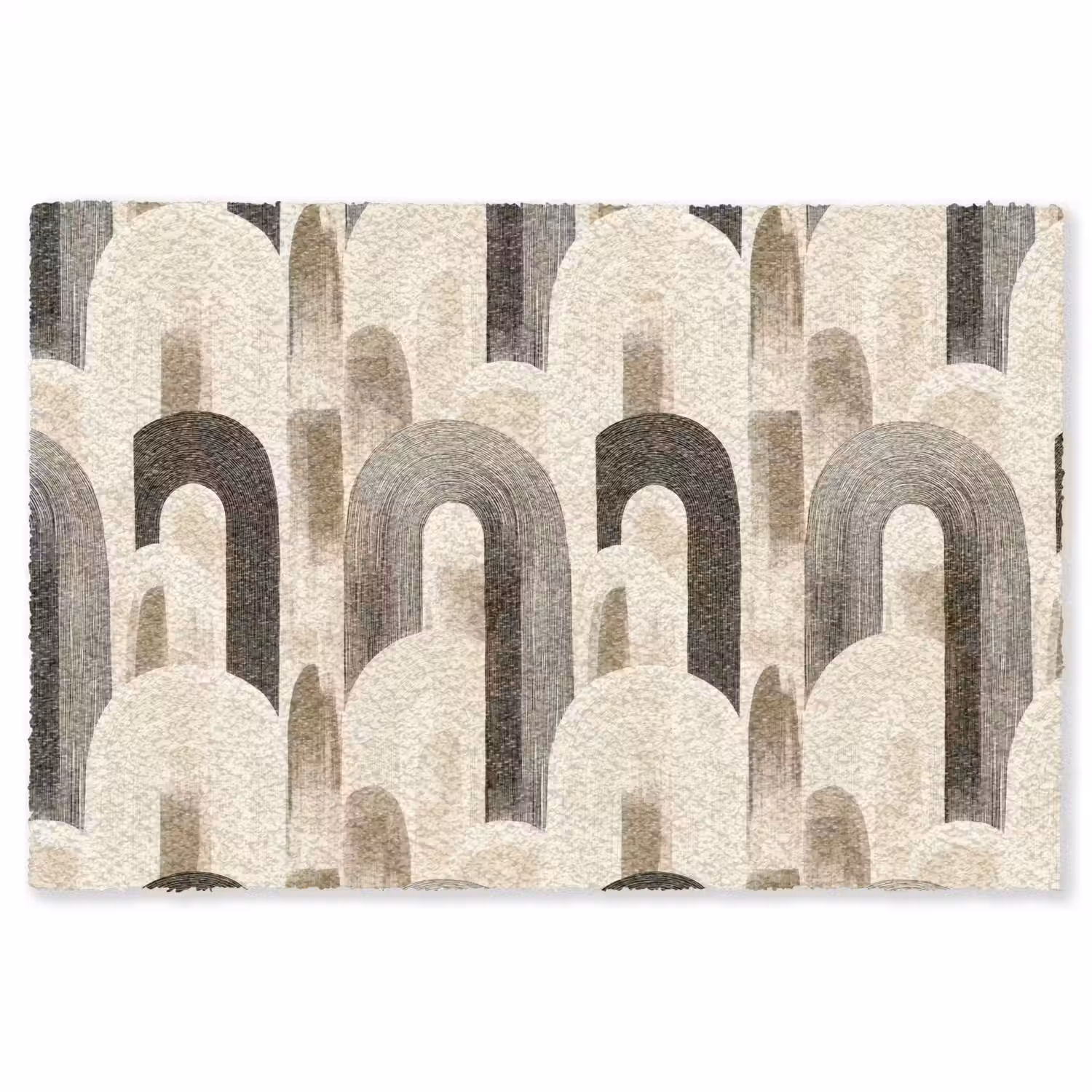 Abstract - Patroon - Bogen Vloerkleed Rechthoek klein 1091 -3d