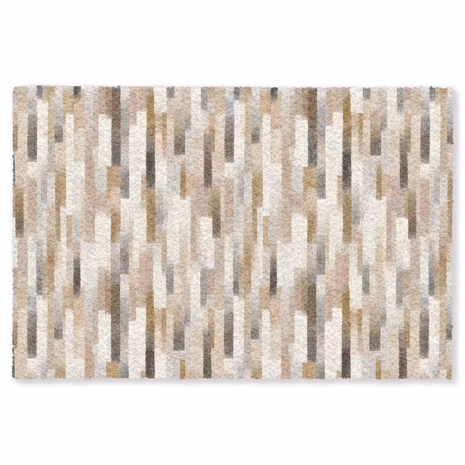Abstract - Patroon - Kwaststreken Vloerkleed Rechthoek klein 1091 -3d