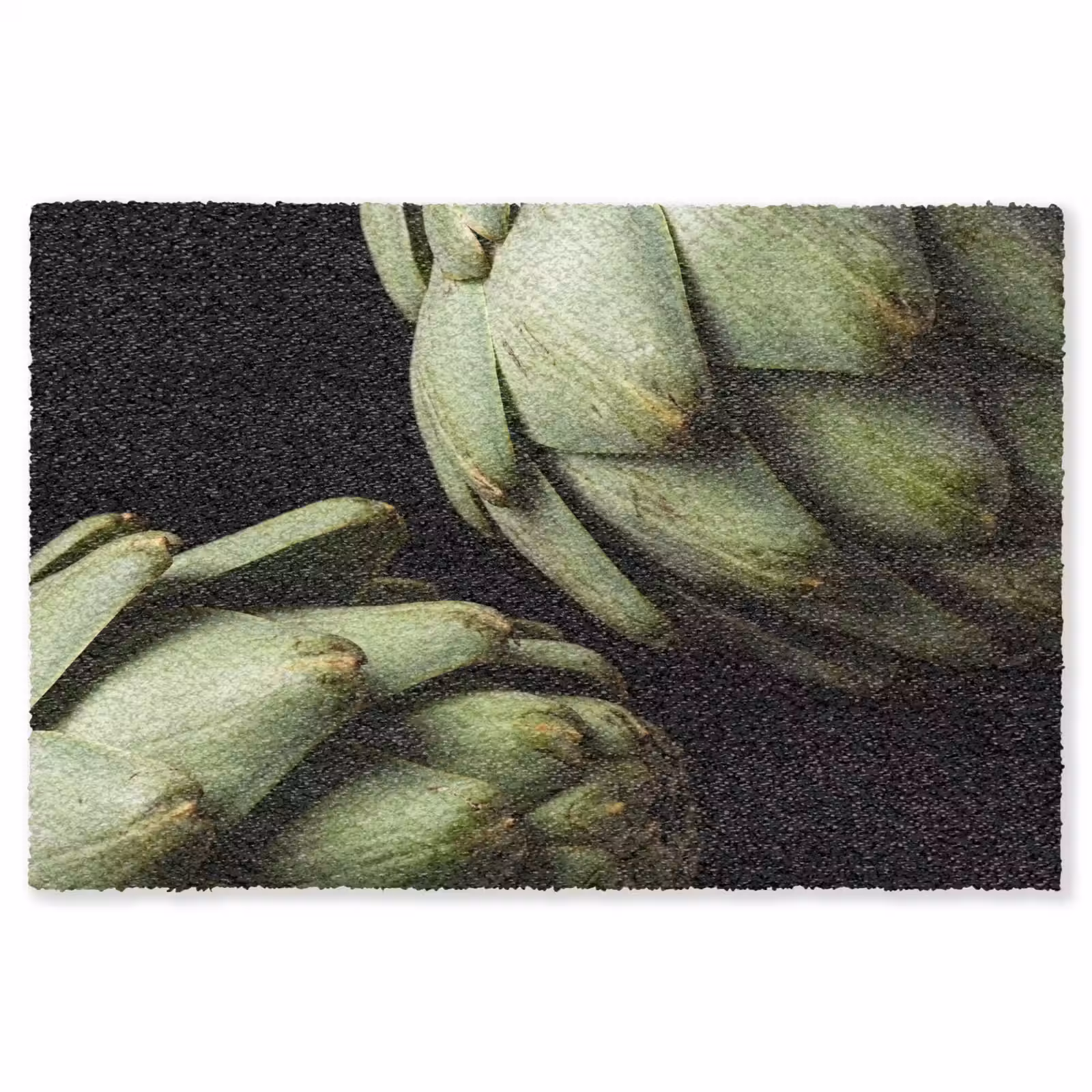 Teppich - Artischocke – Grün – Essen - Artisjok - Groen - Eten Vloerkleed Rechthoek klein