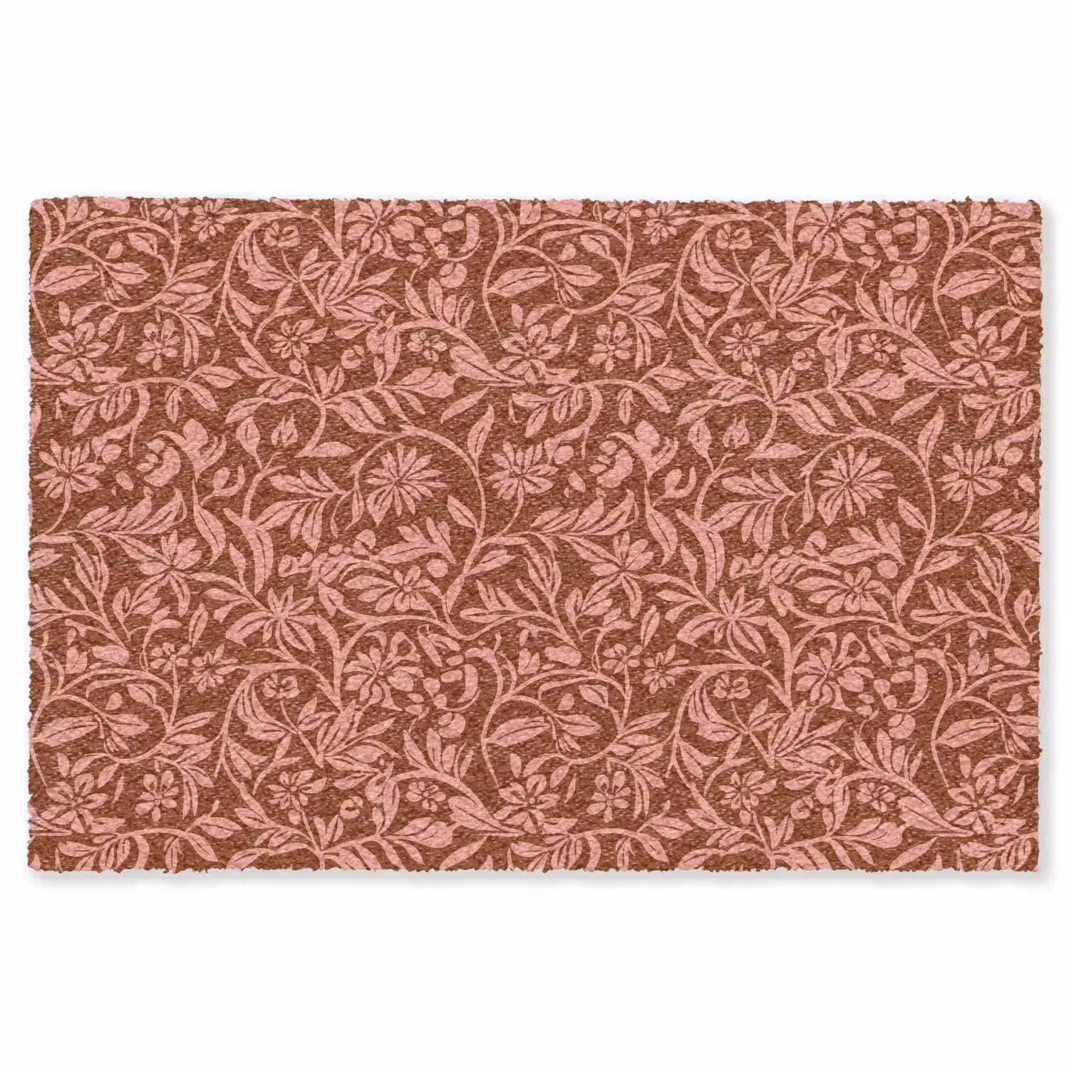 Bloemen - Print - Roze Vloerkleed Rechthoek klein 1091 -3d