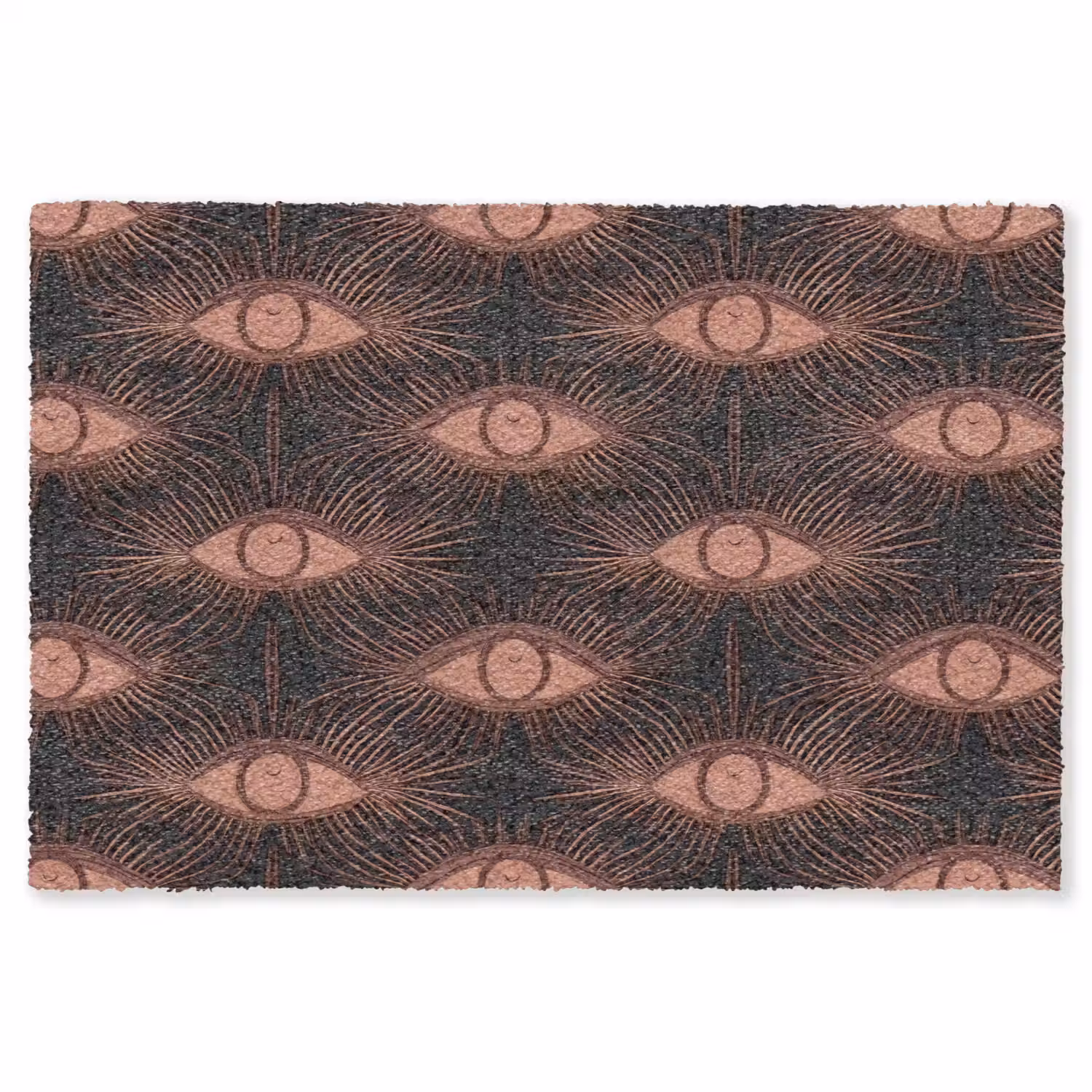 Boheems - Oog - Bruin Vloerkleed Rechthoek klein 1091 -3d