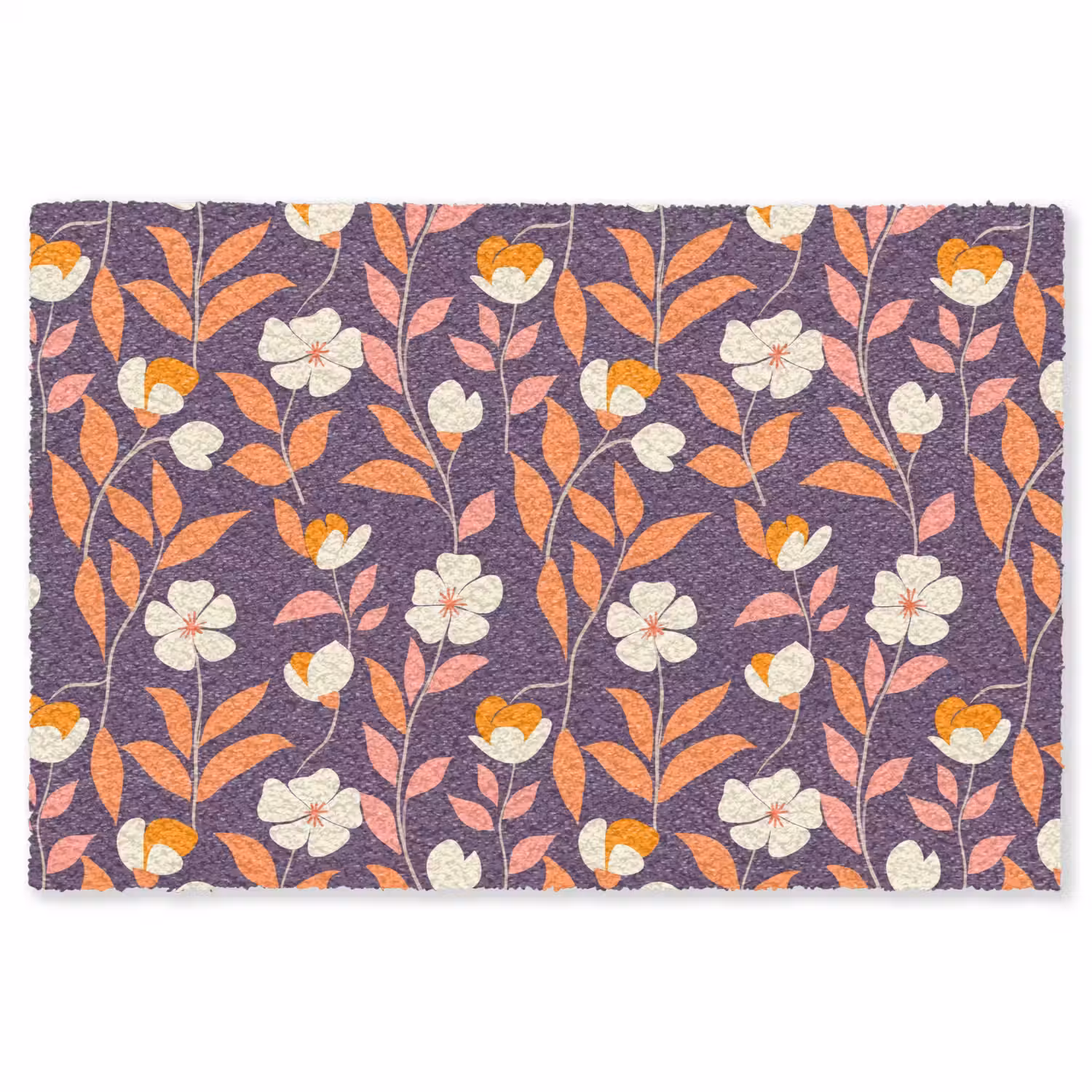 Boho - Vintage - Paars Vloerkleed Rechthoek klein 1091 -3d