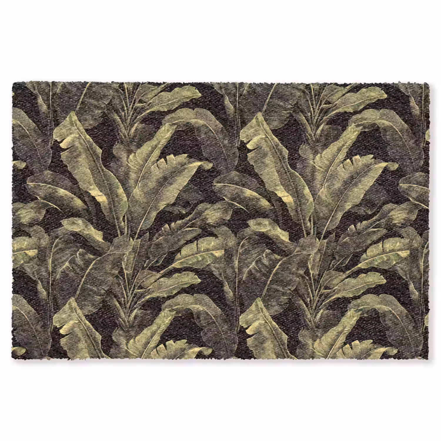 Botanisch - Bladeren - Groen Vloerkleed Rechthoek klein 1091 -3d