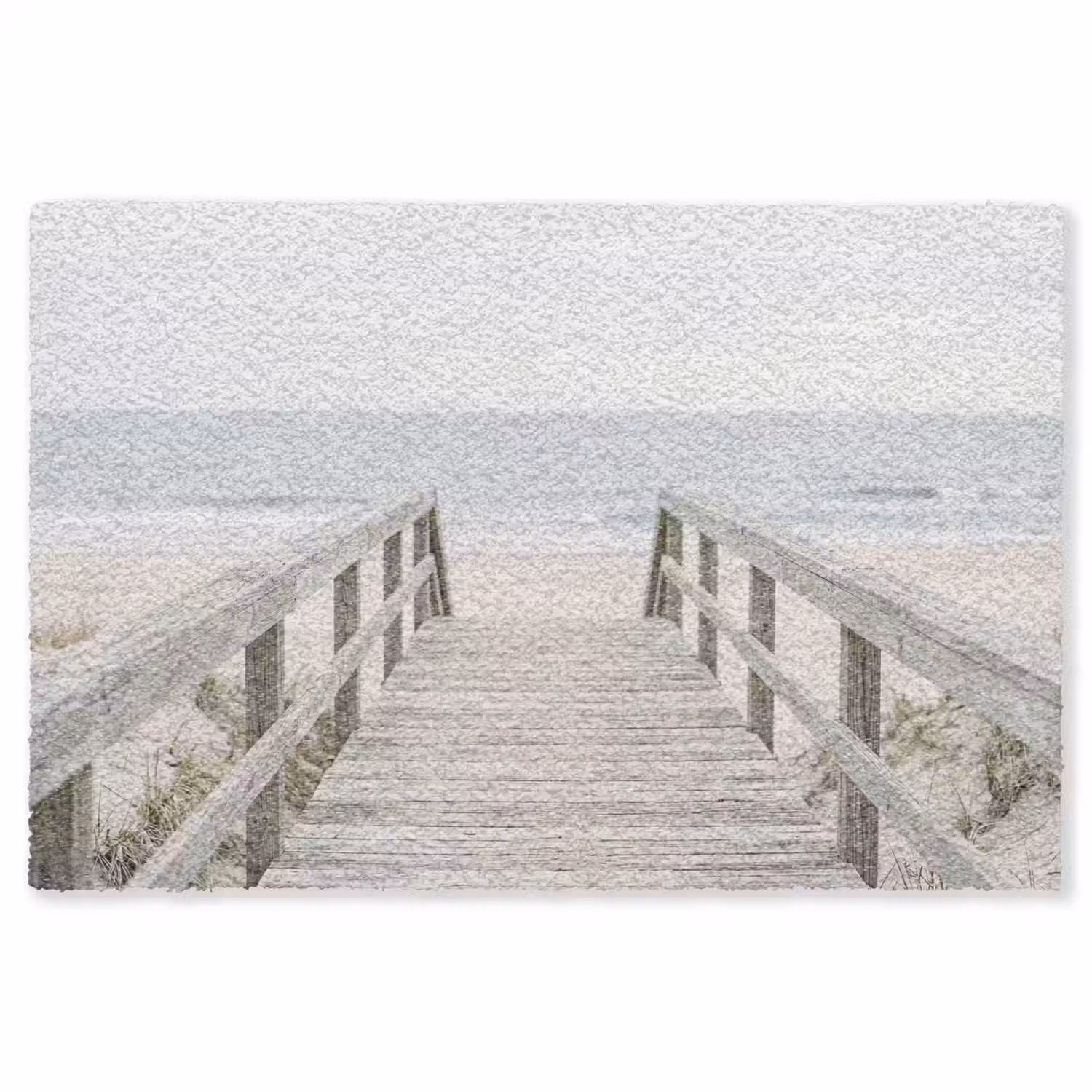 Duinen - Vlonder - Oceaan Vloerkleed Rechthoek klein -3d