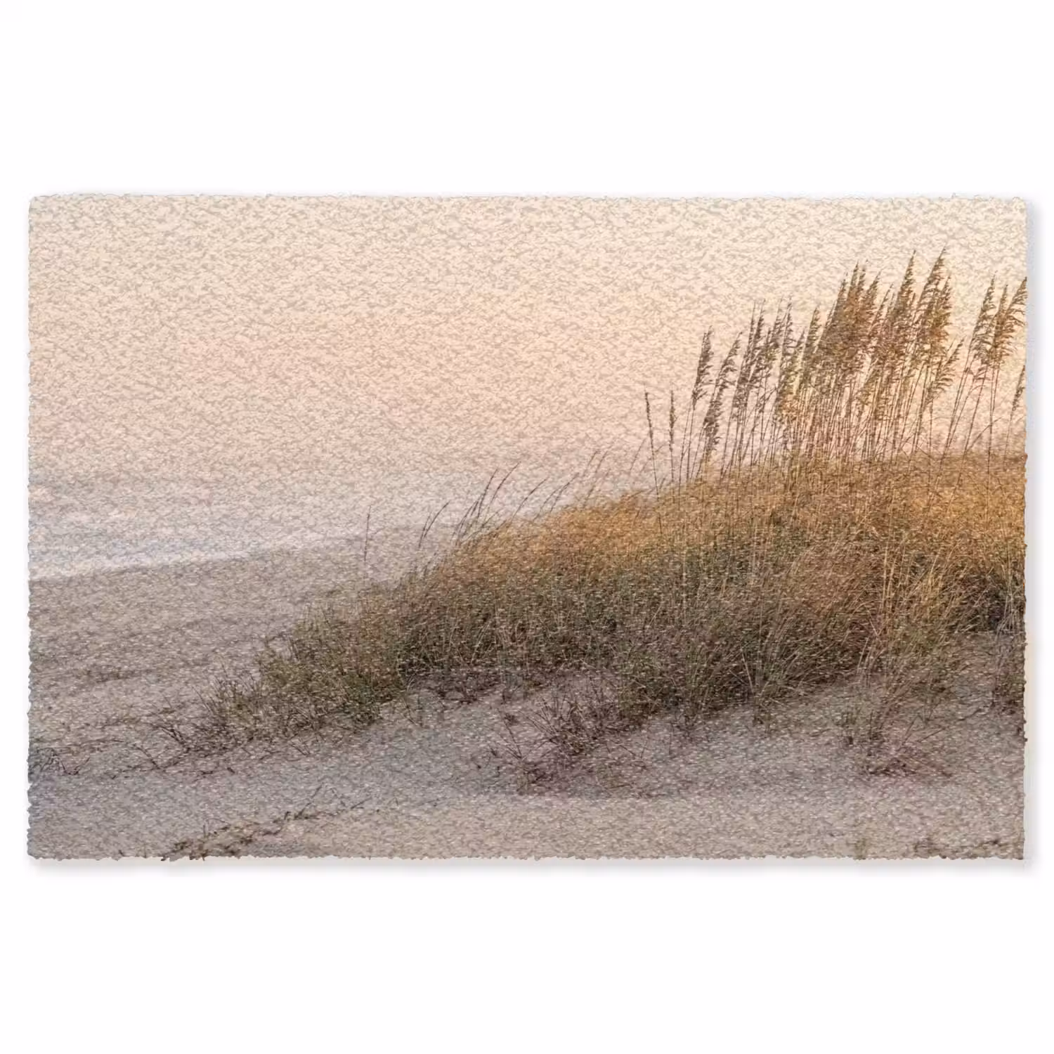 Duinlandschap - Zonsondergang - Strand Vloerkleed Rechthoek klein -3d