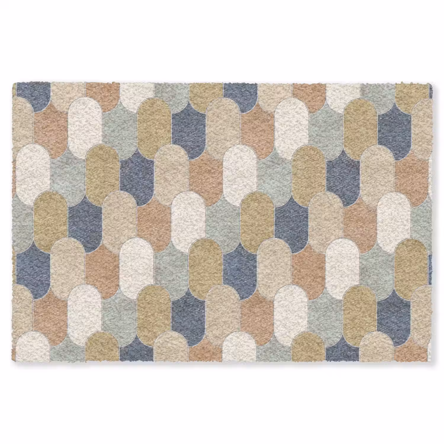 Harmonie - Patroon - Kleurrijk Vloerkleed Rechthoek klein 1091 -3d