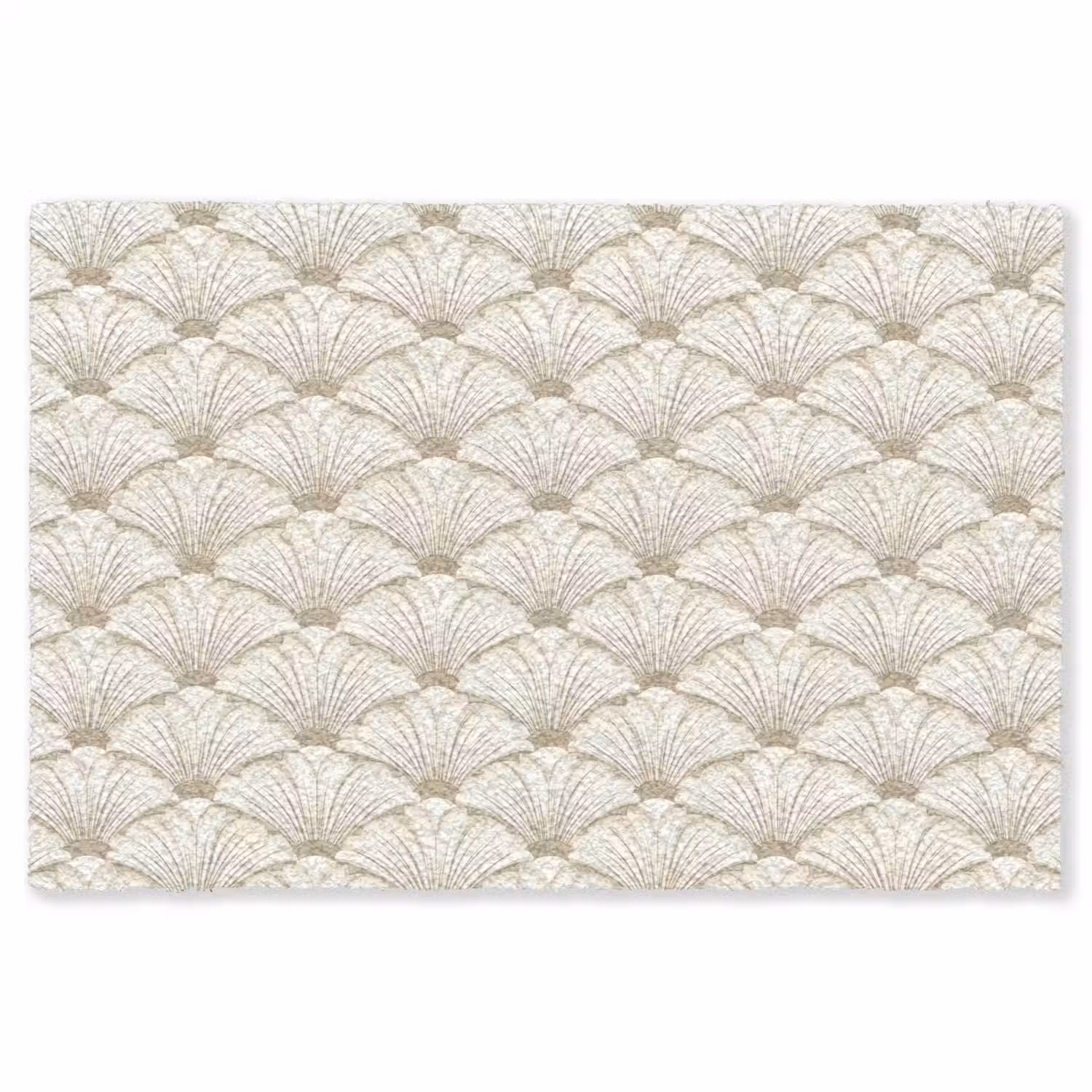 Klassiek - Art - Beige Vloerkleed Rechthoek klein 1091 -3d