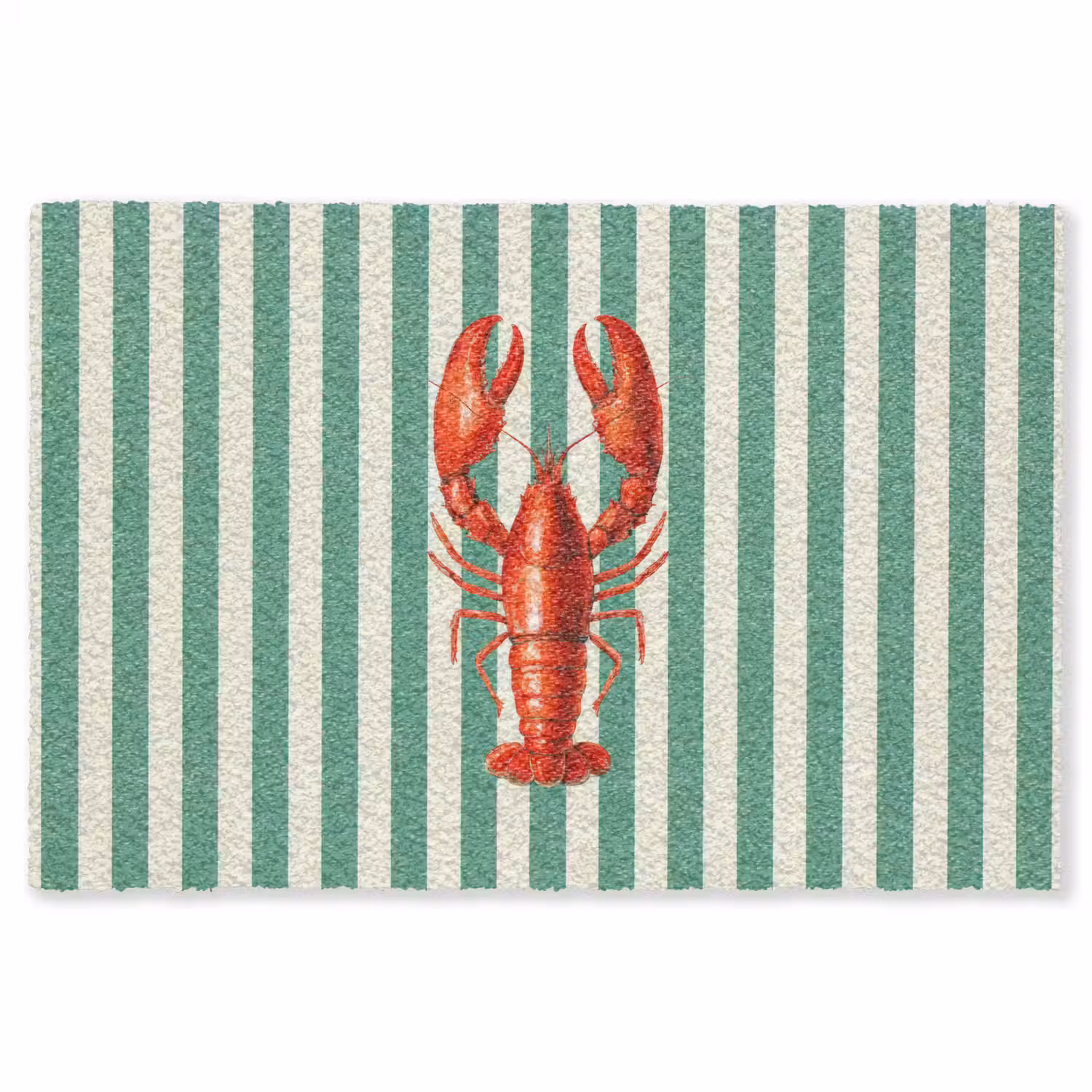 Kreeft - Strepen - Realistisch - Zomers Vloerkleed Rechthoek klein -3d