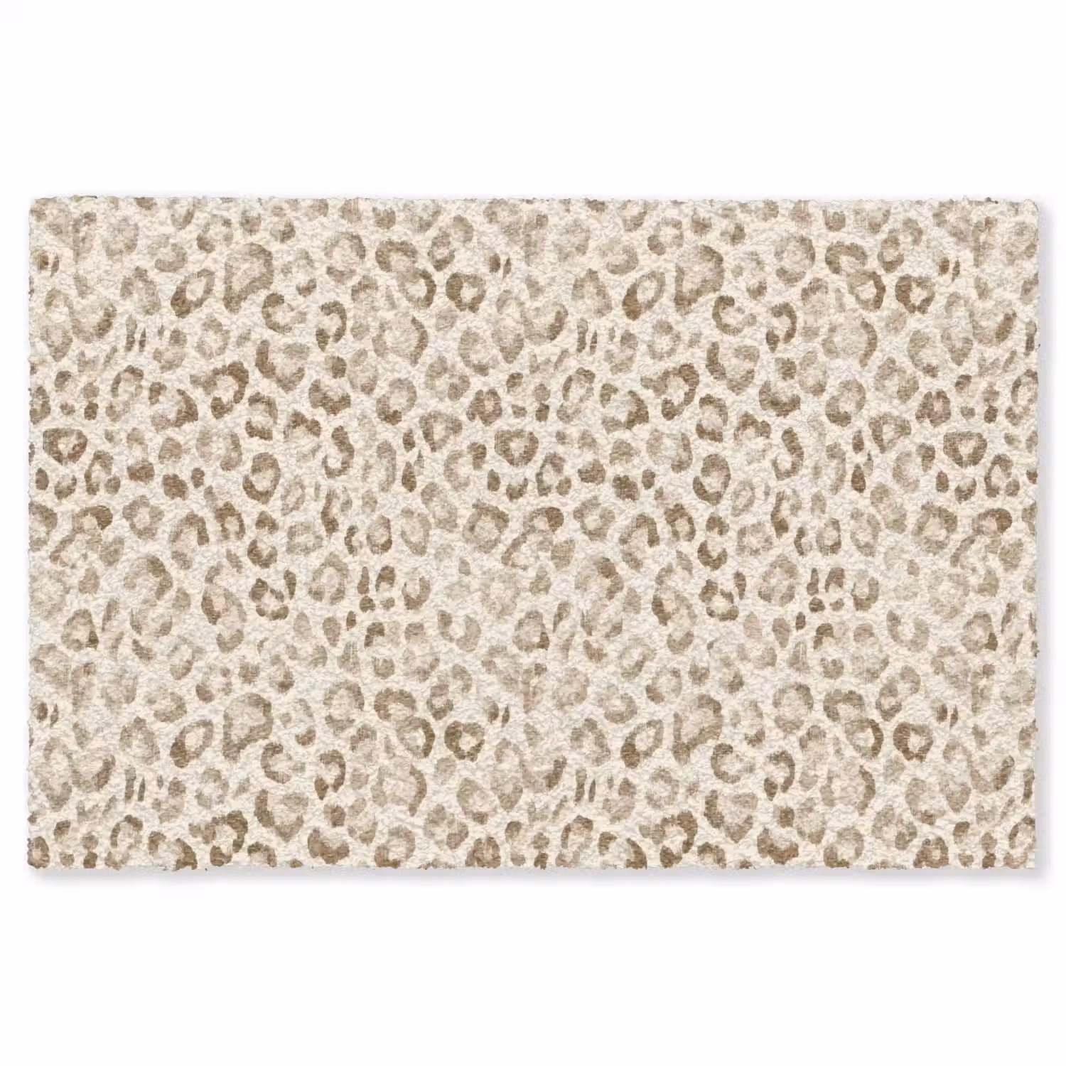 Luipaard - Klassiek - Beige Vloerkleed Rechthoek klein 1091 -3d