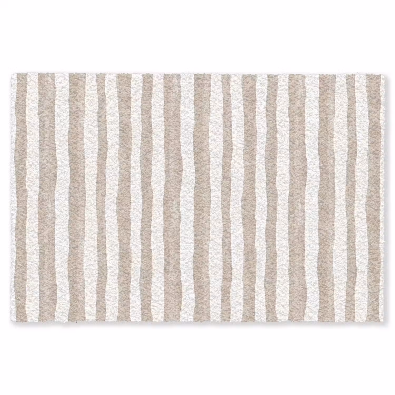 Minimalistisch - Strepen - Beige Vloerkleed Rechthoek klein 1091 -3d
